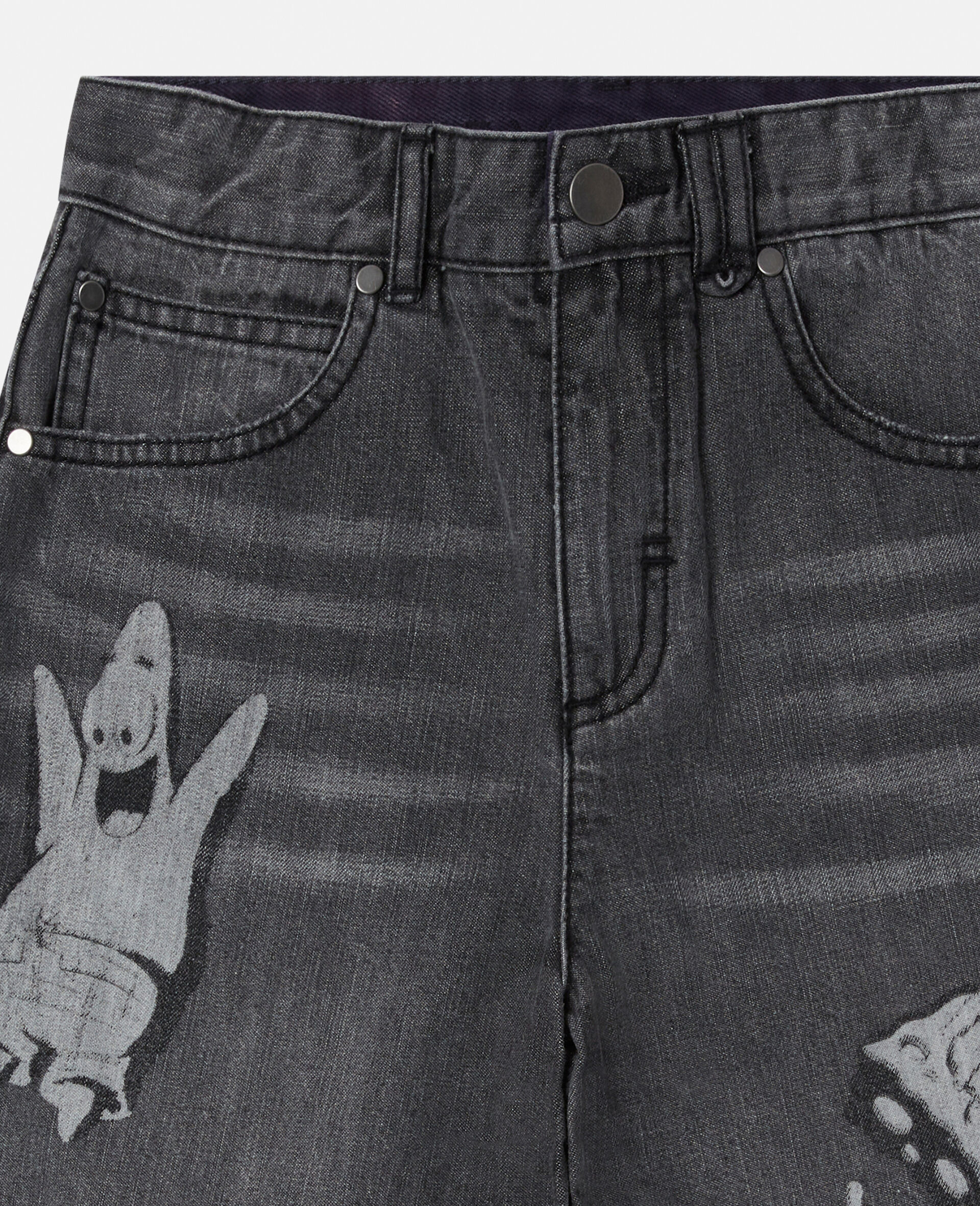 SpongeBob Graphic Denim Shorts
