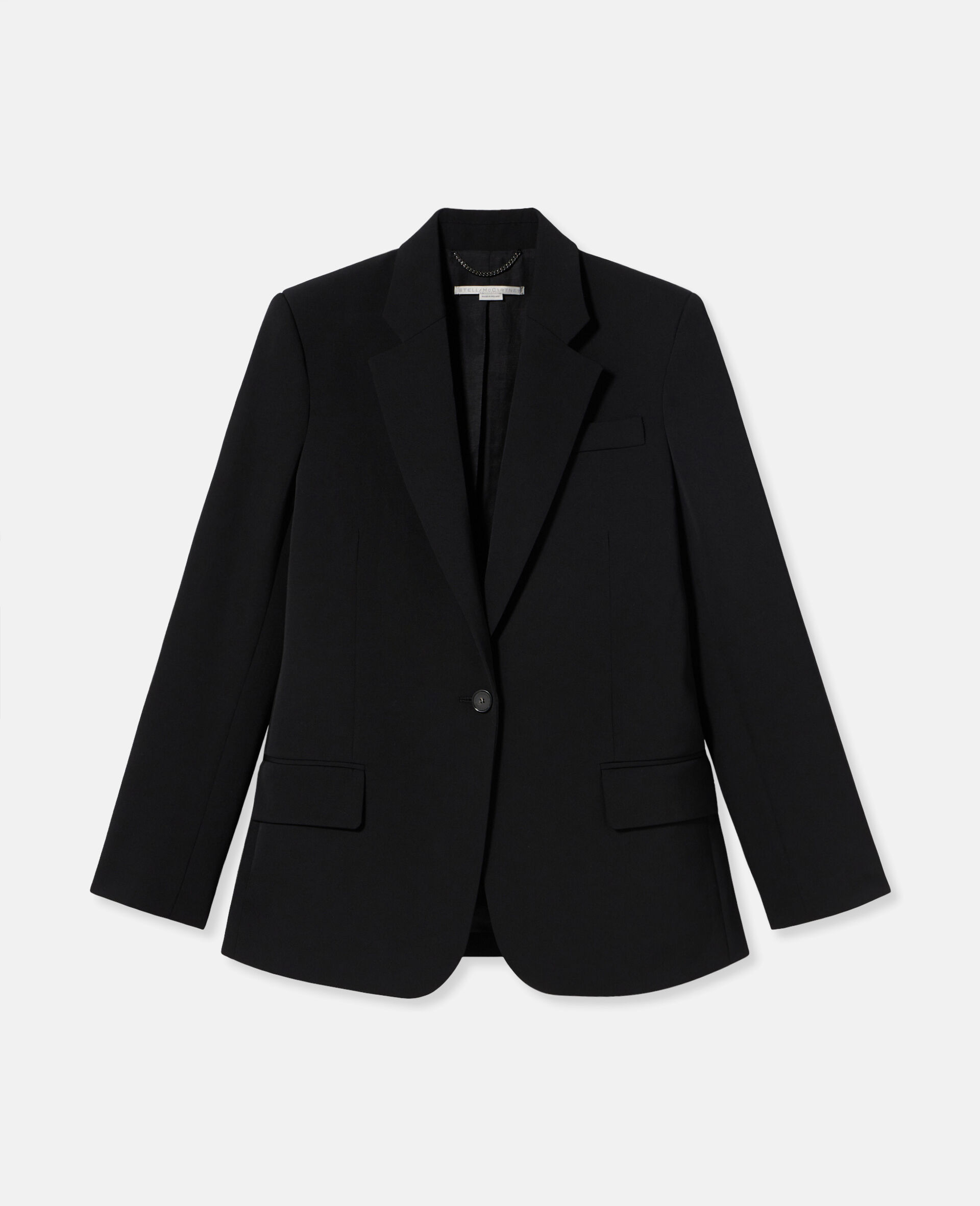 Wool Flannel Slim Fit Boyfriend Blazer