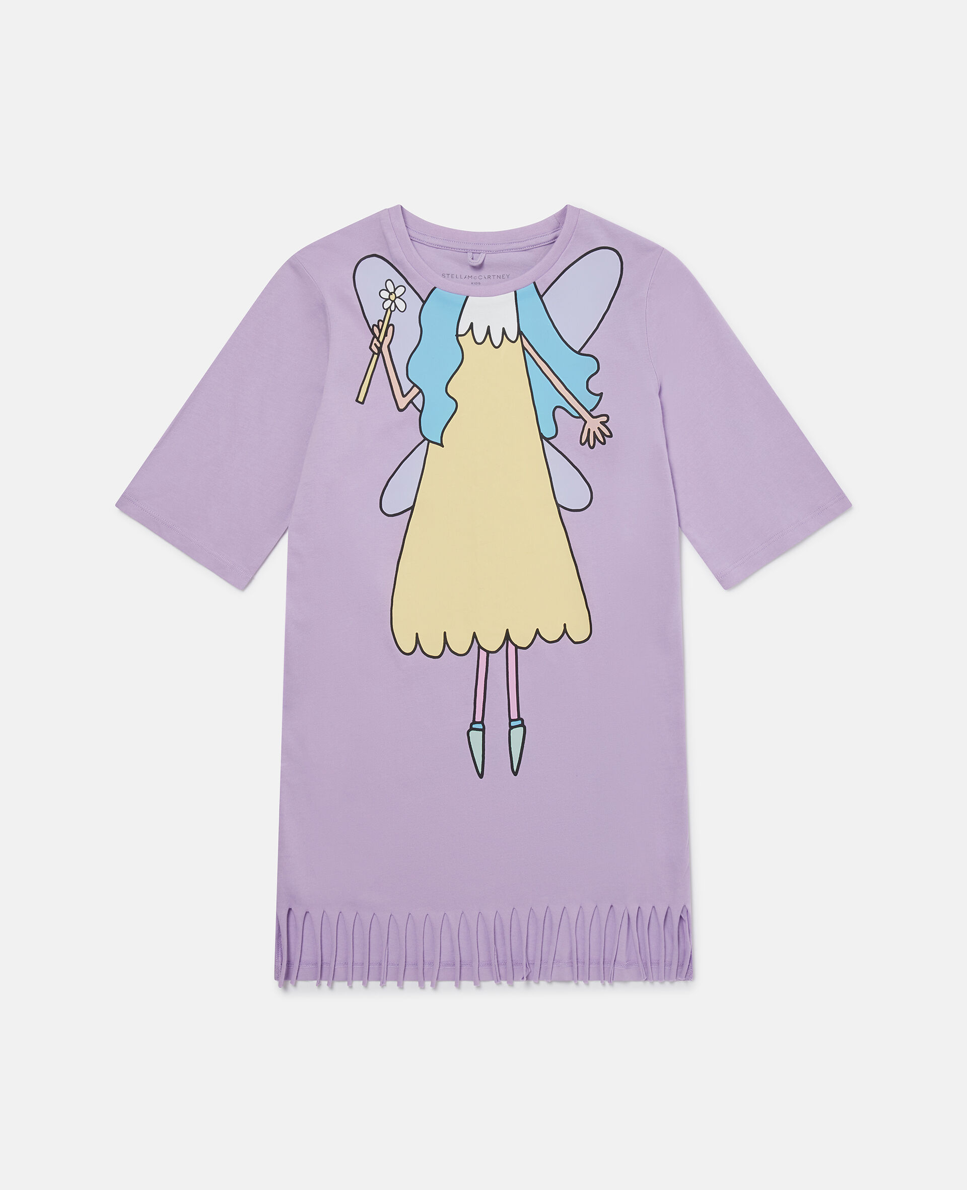 Fairy Graphic Crewneck T-Shirt Dress