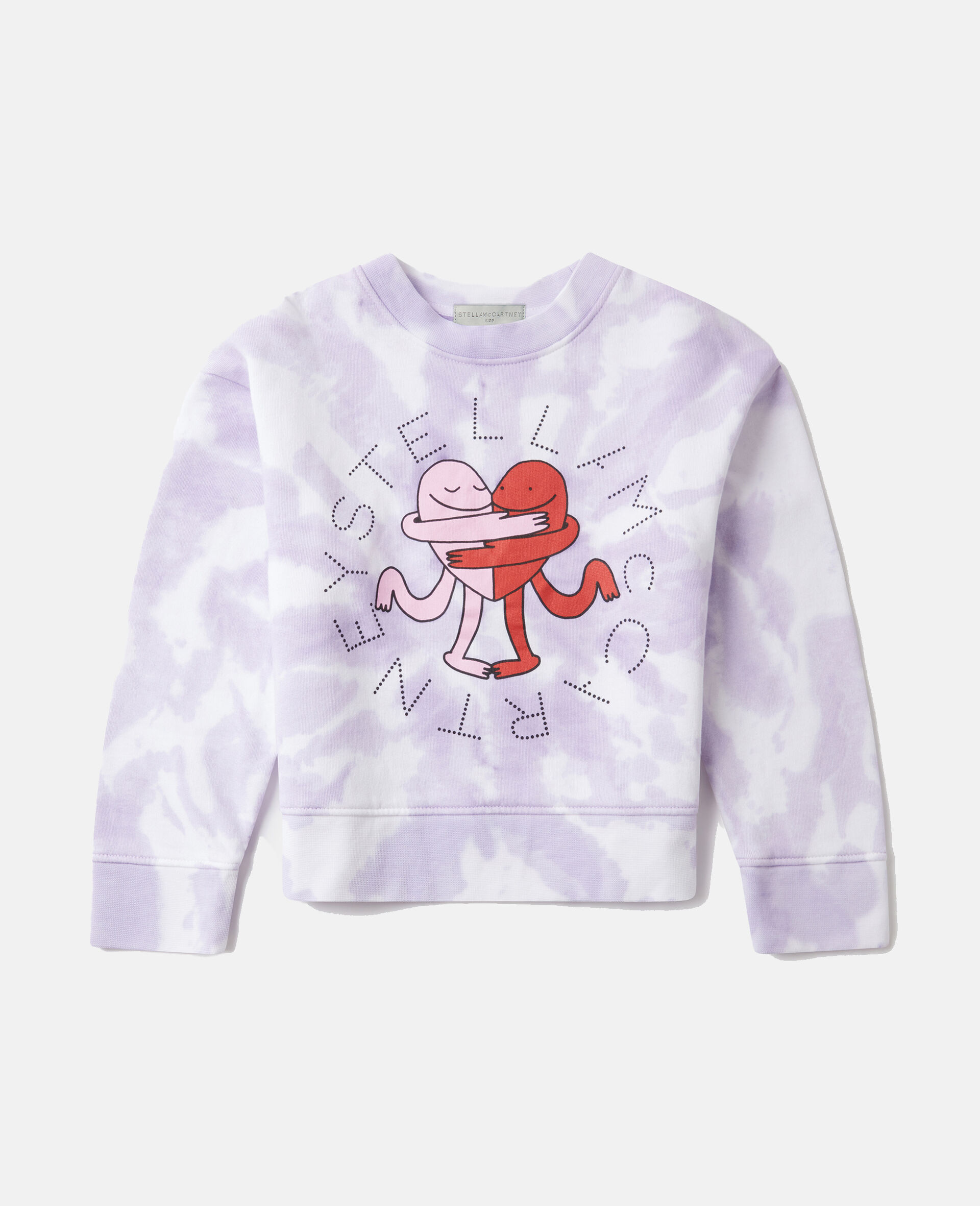 Earth Friends Graphic Tie-Dye Crewneck Sweatshirt