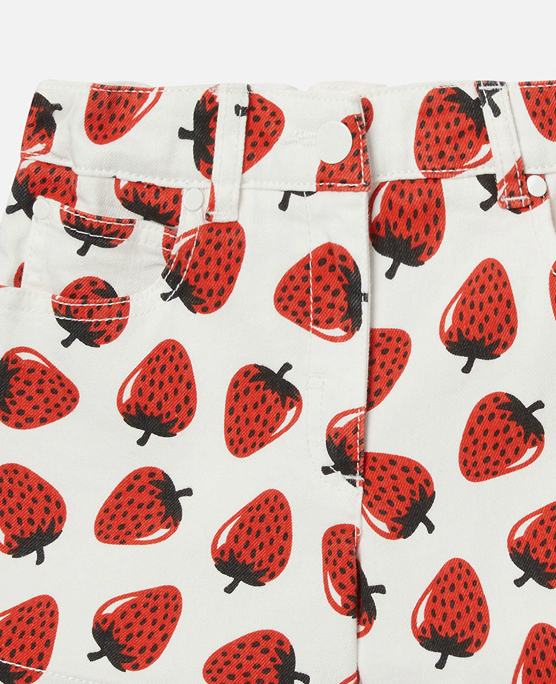 Strawberry Print Shorts