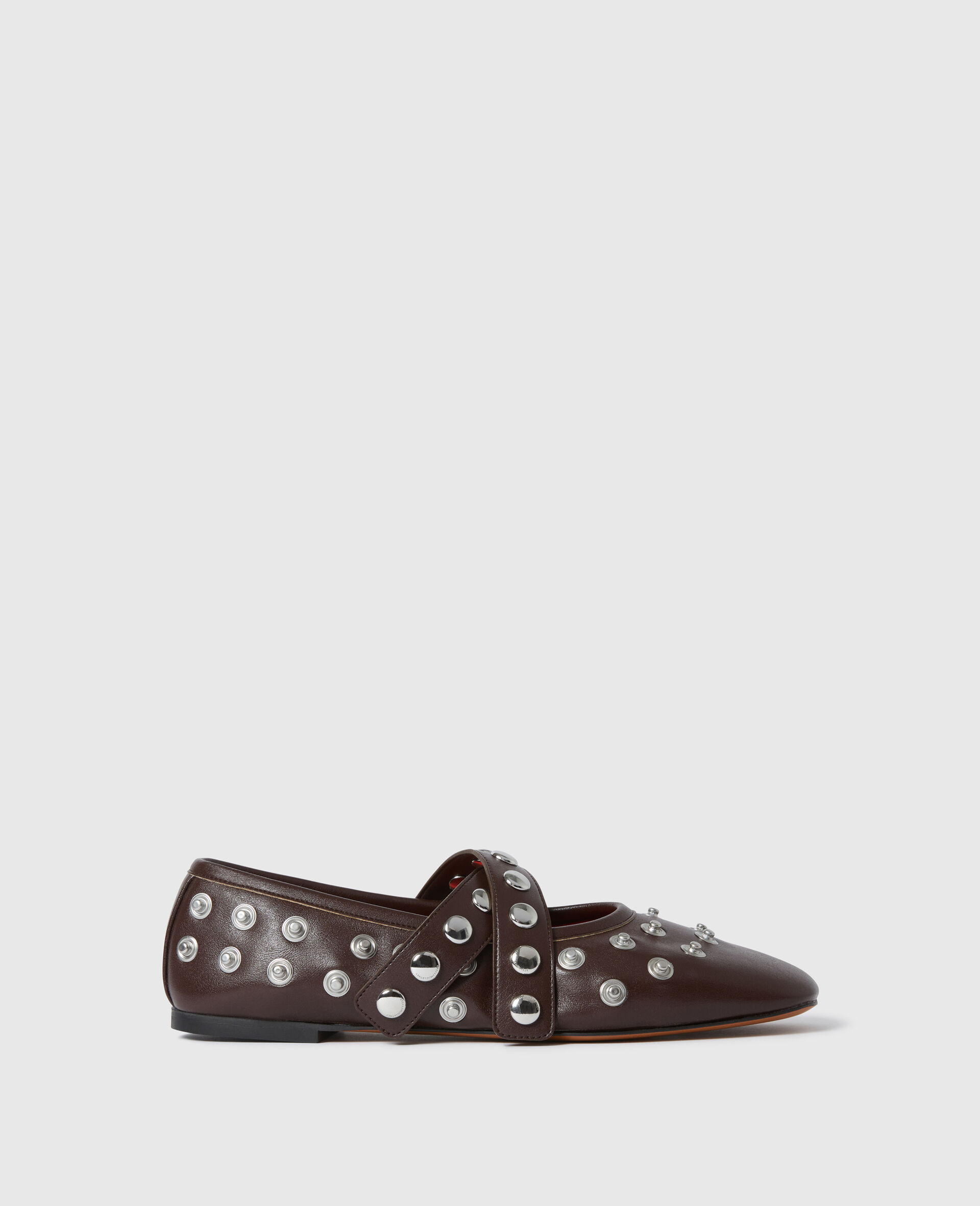 Ryder Popper-Studded Ballet Flats