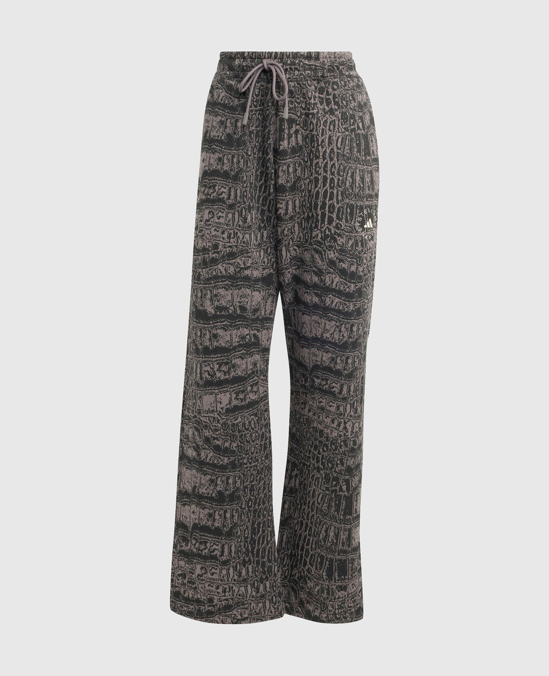Logo Graphic Print Straight-Leg Joggers
