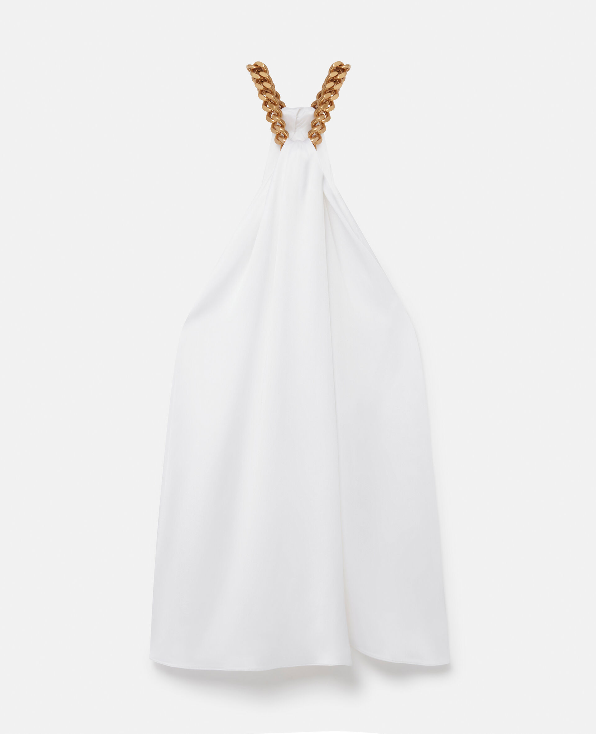Chain Halterneck Satin Top
