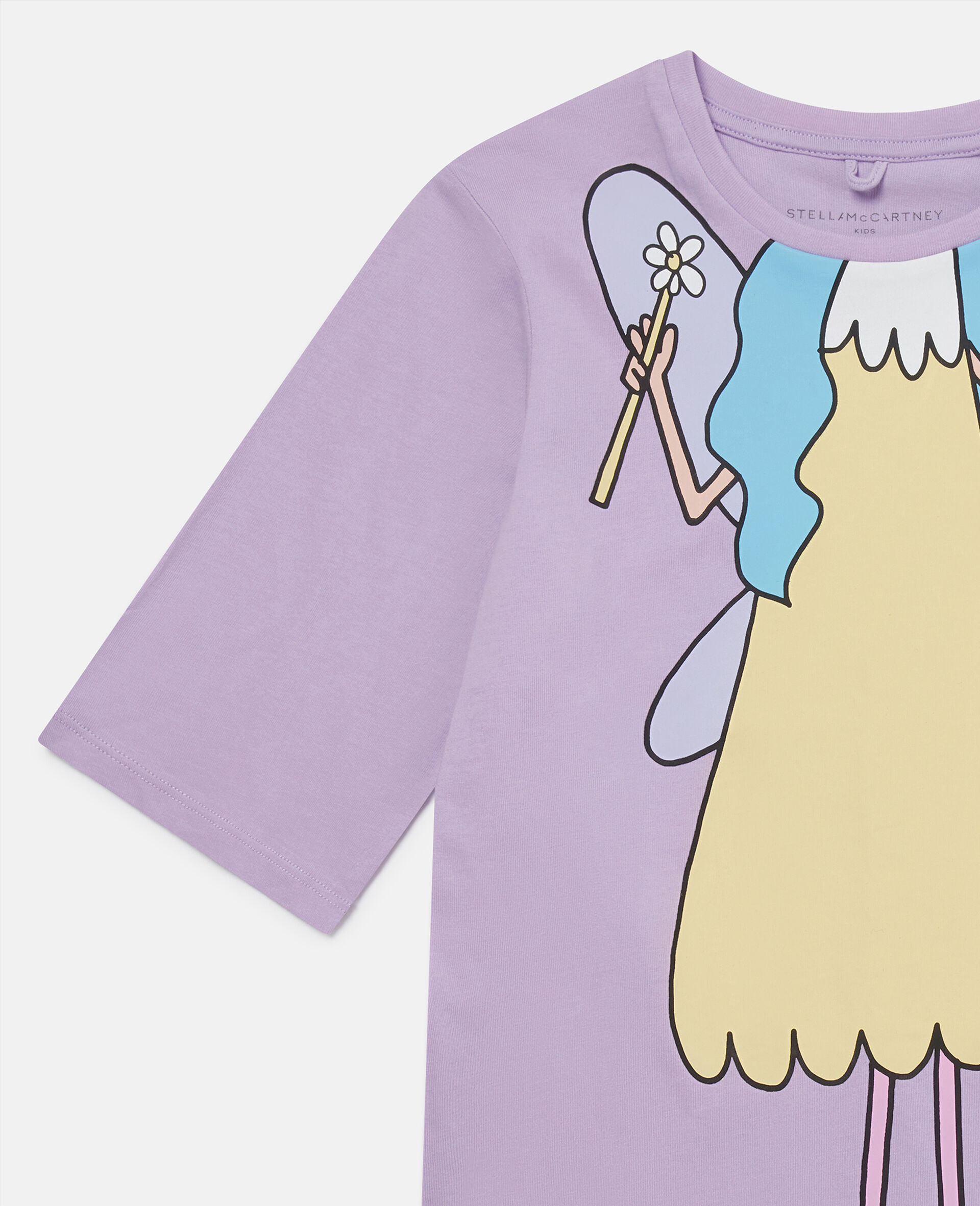 Fairy Graphic Crewneck T-Shirt Dress