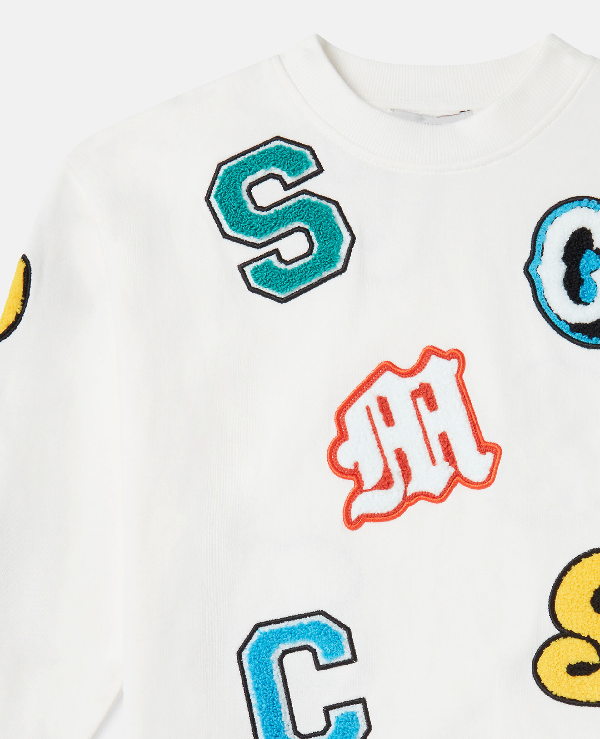 Brand Initials Embroidered Sweatshirt