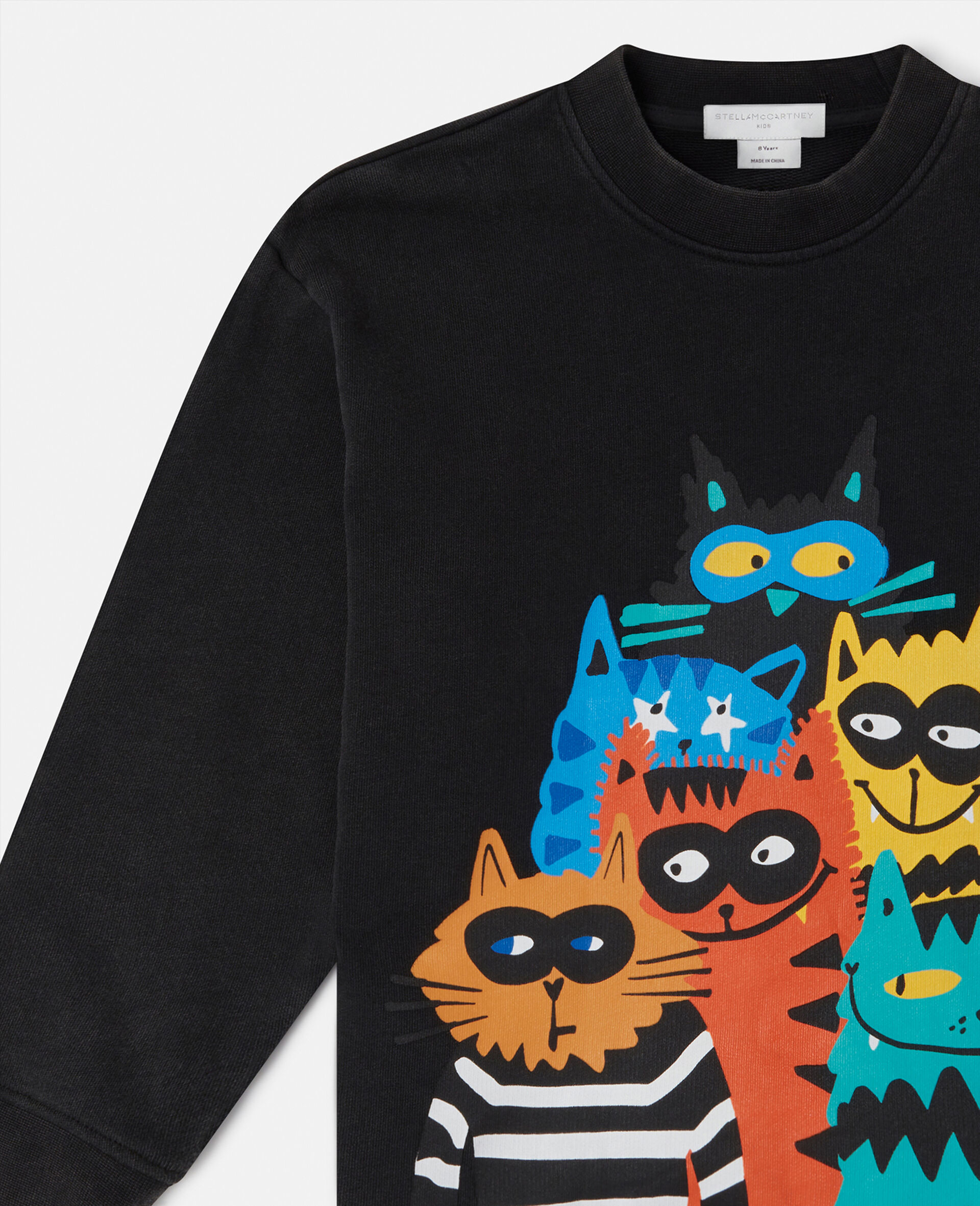 Cats Graphic Sweatshirt