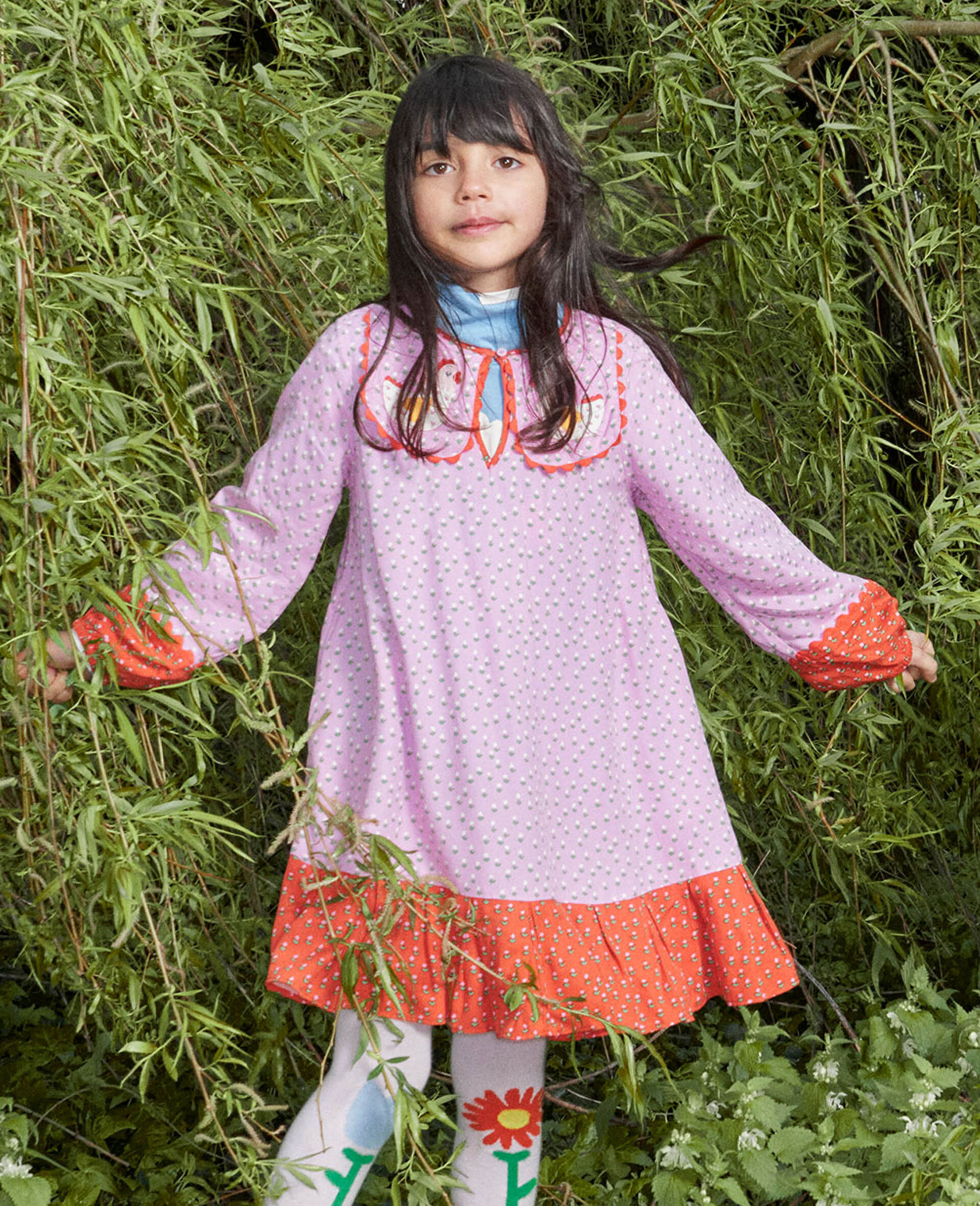 Farmyard Appliqué Dress