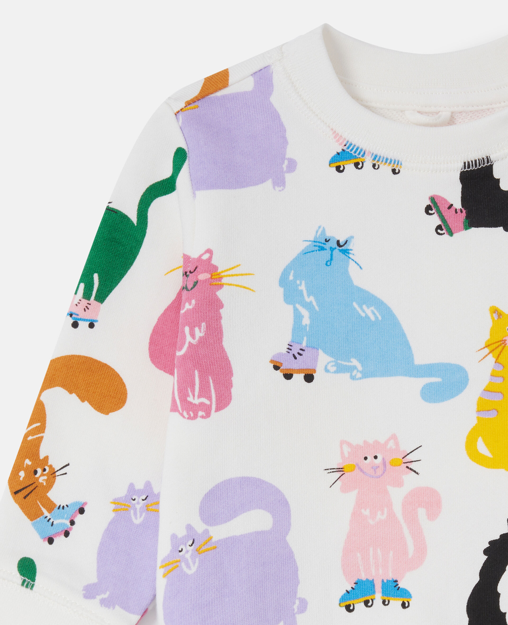 Cats Print Sweatshirt