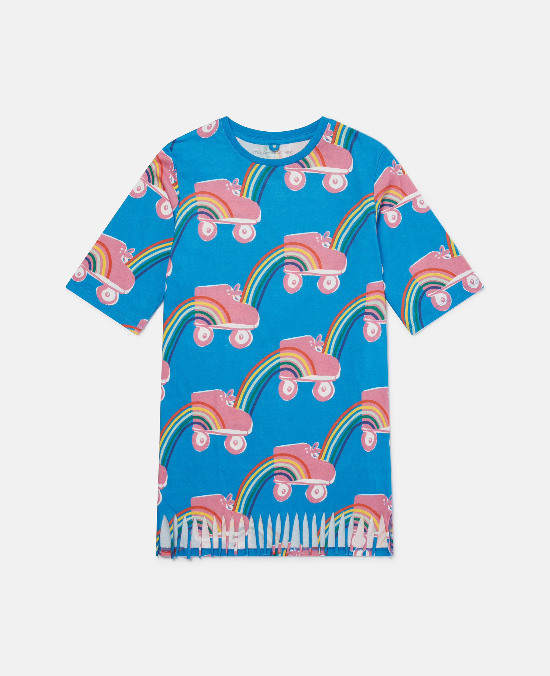 Rollerskate Rainbow Print T-Shirt