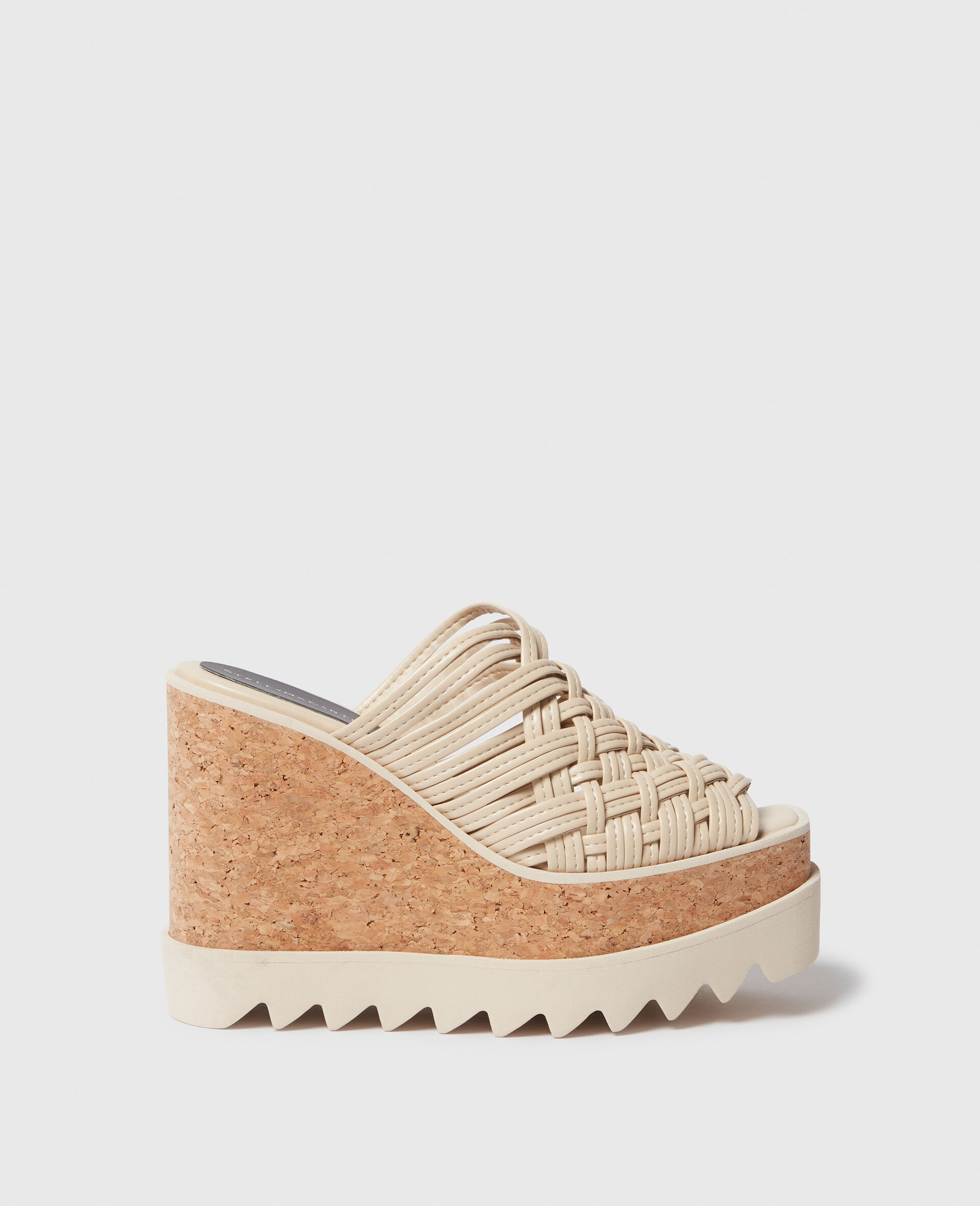 Sneak-Elyse Woven Platform Wedge Sandals