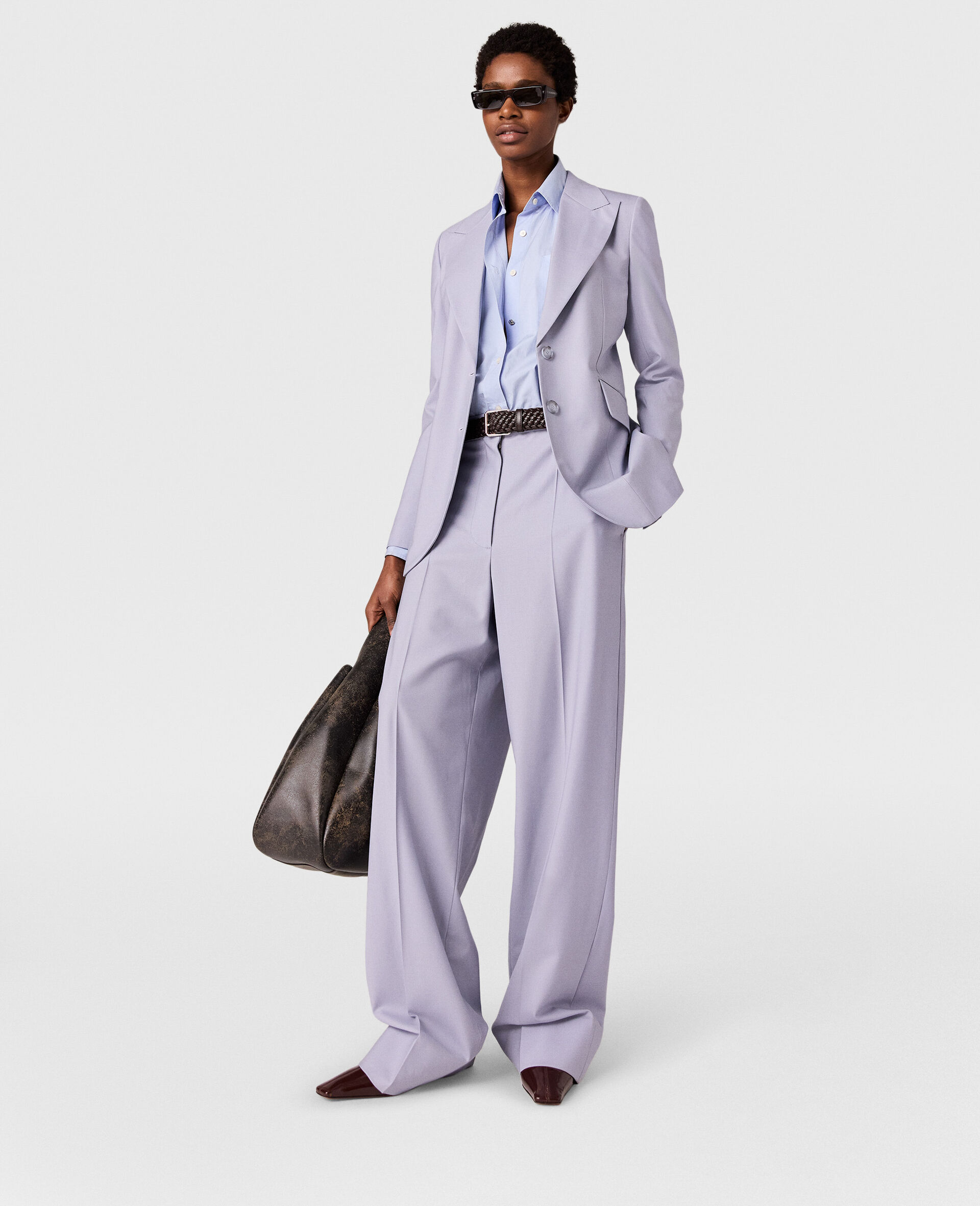 Low-Rise Straight-Leg Pants
