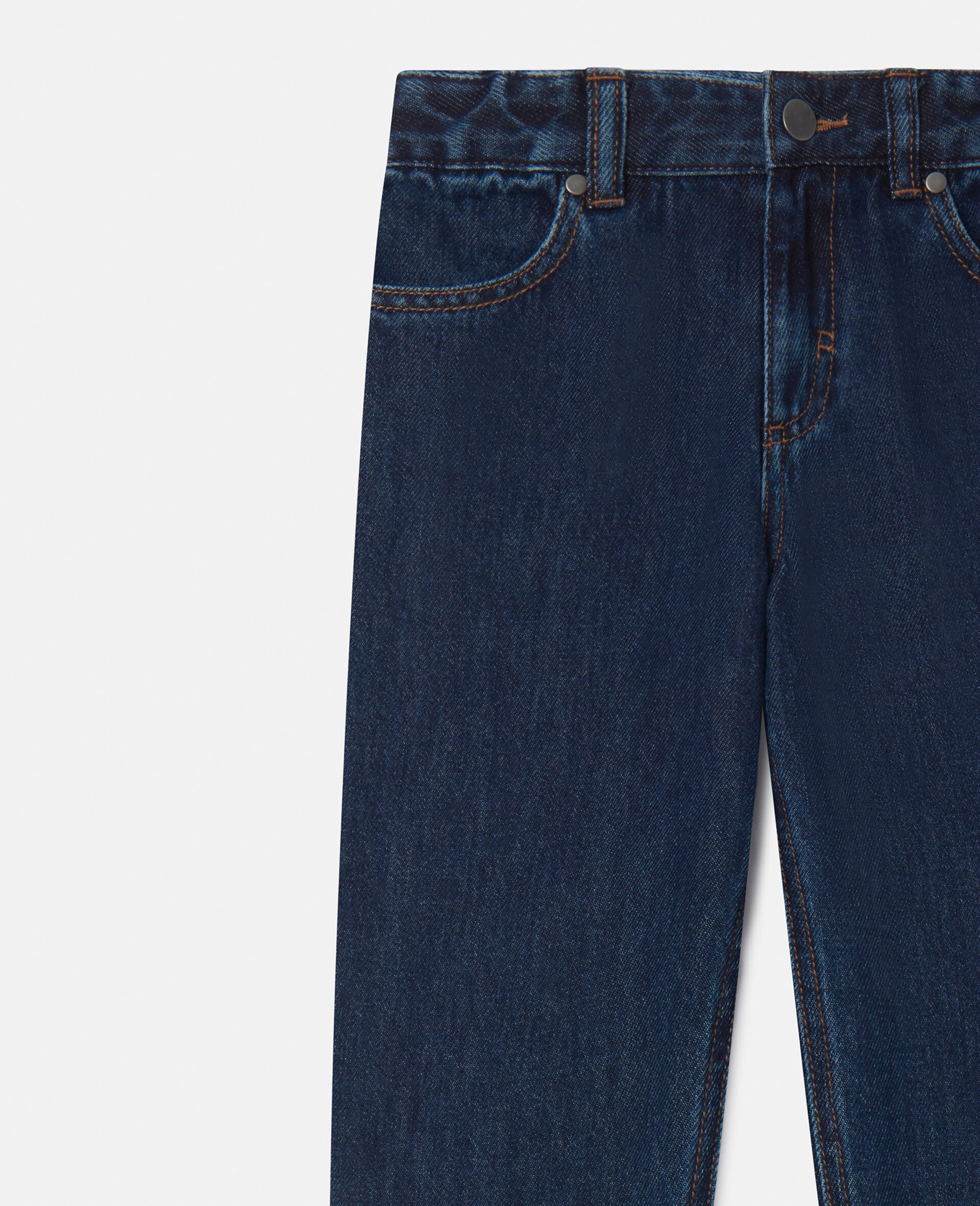 Faded Wash Denim Jeans