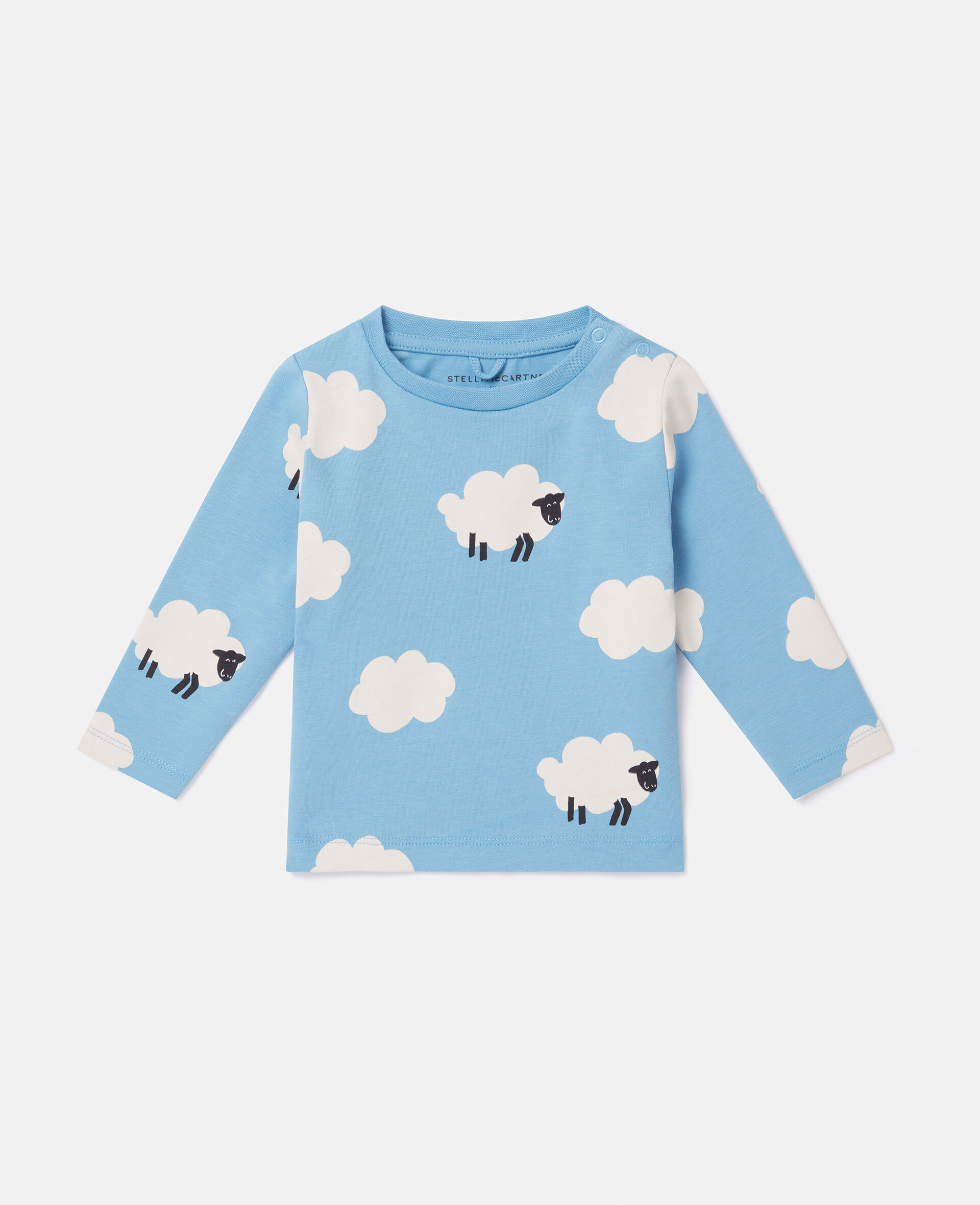 Sheep Pattern Long-Sleeve T-Shirt