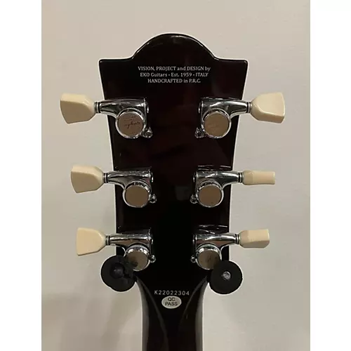 Used EKO VL 480 GT-v Lefty Copper Electric Guitar Copper