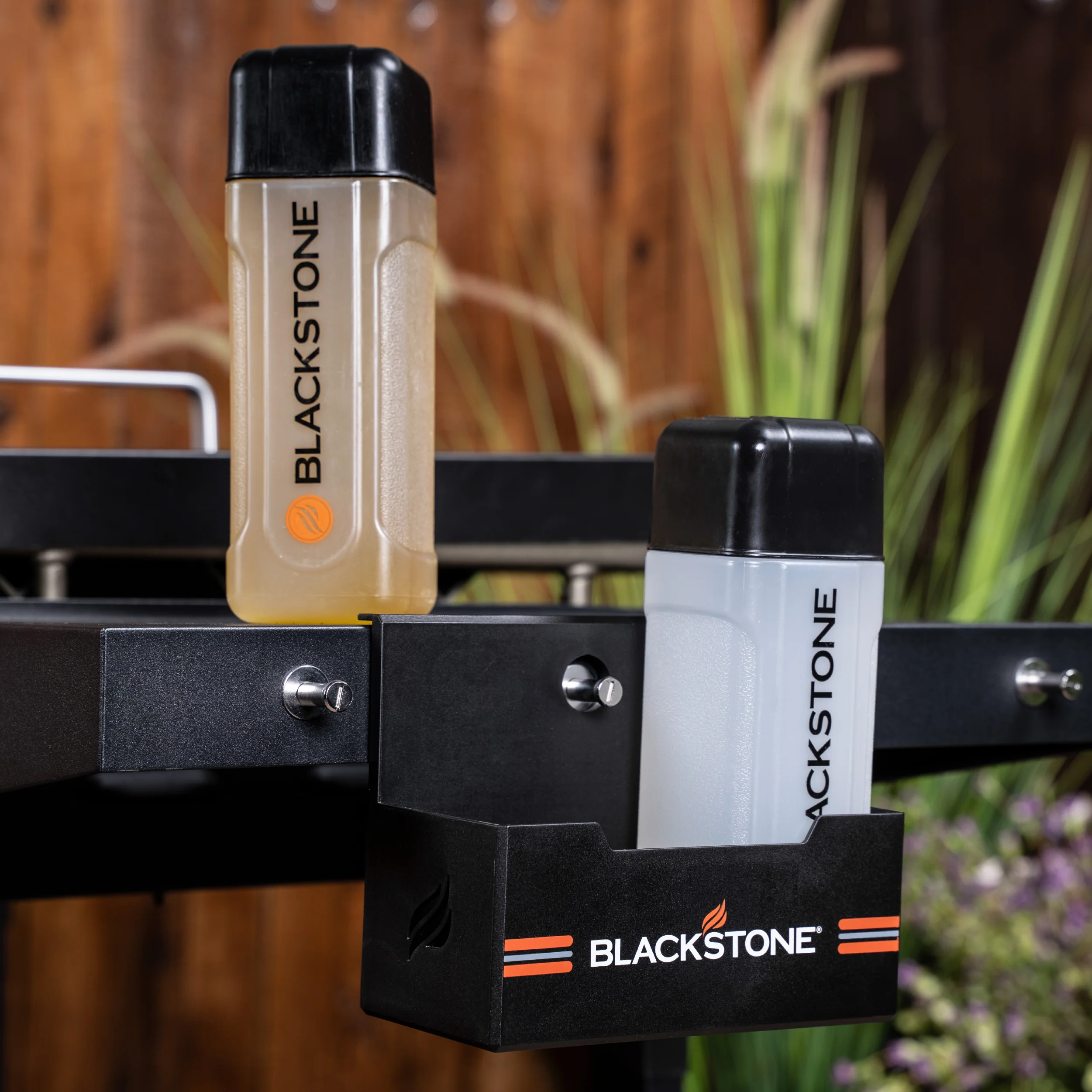 Magnetic Griddle Accessory Bin