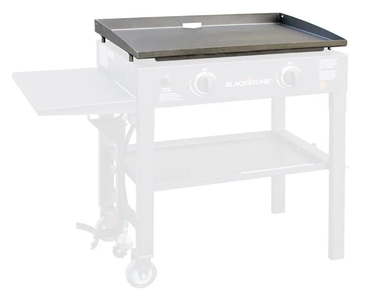 28in Rear Grease Griddle Top w/ Grease Cup