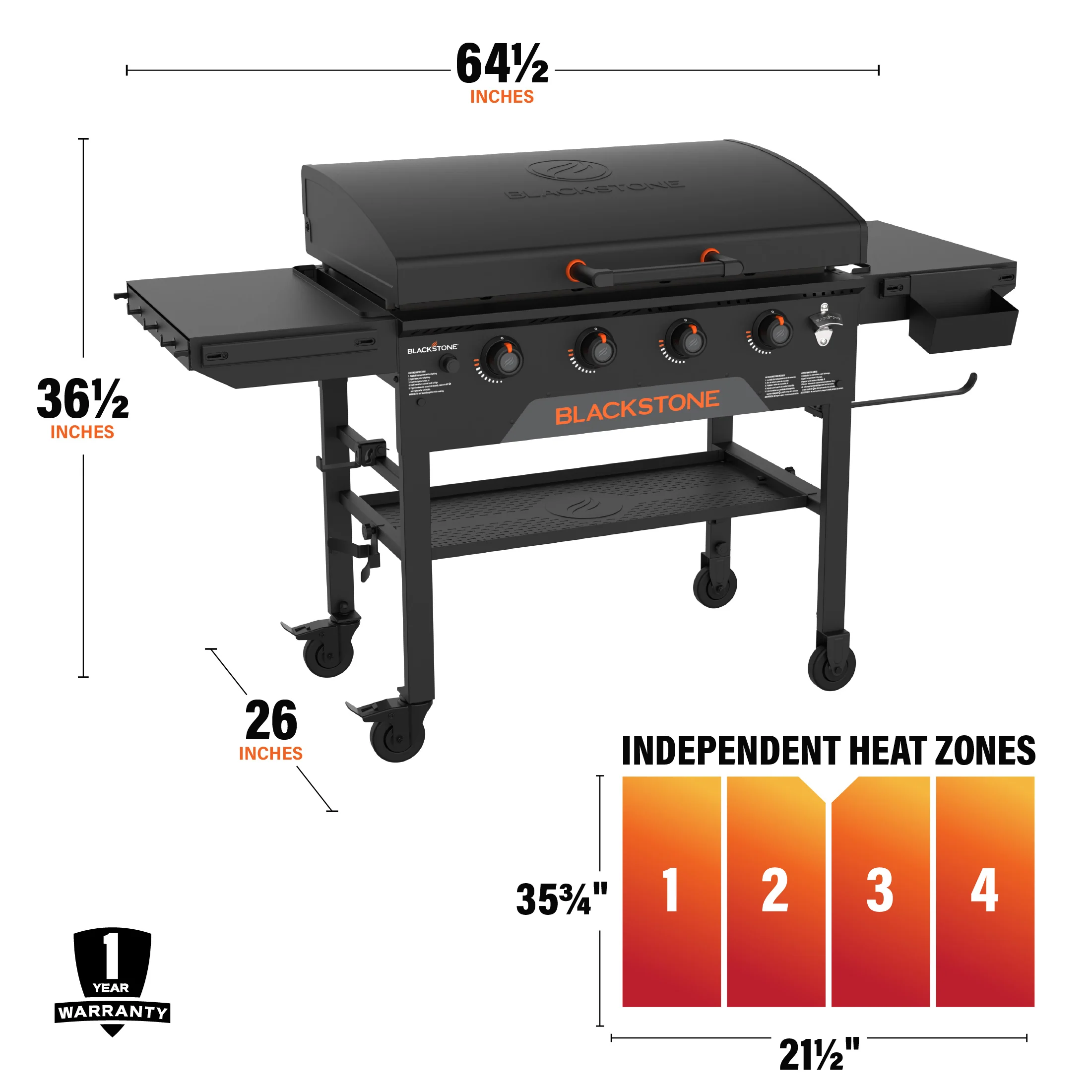 36” Omnivore Griddle with Hood