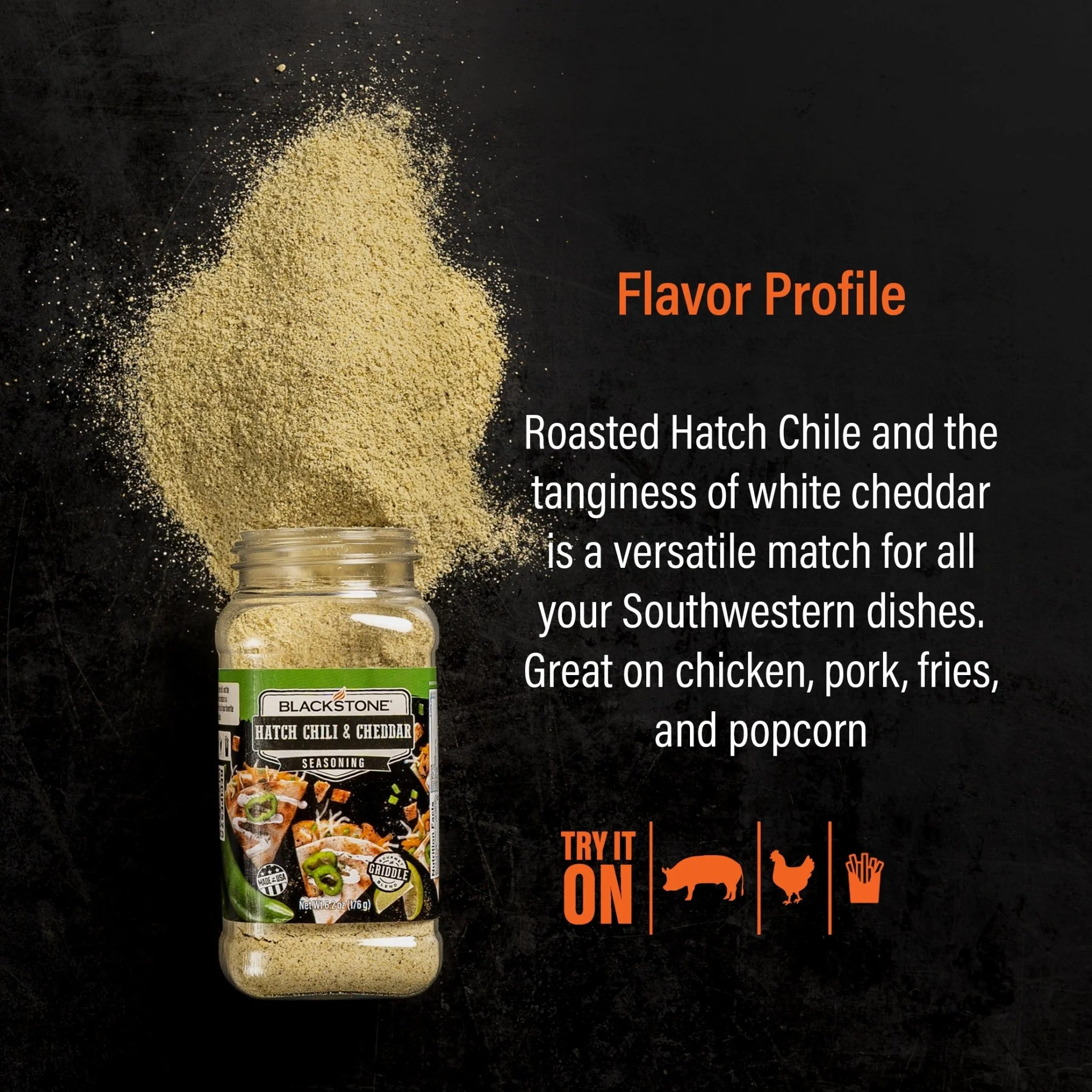 Hatch Chile & White Cheddar Seasoning