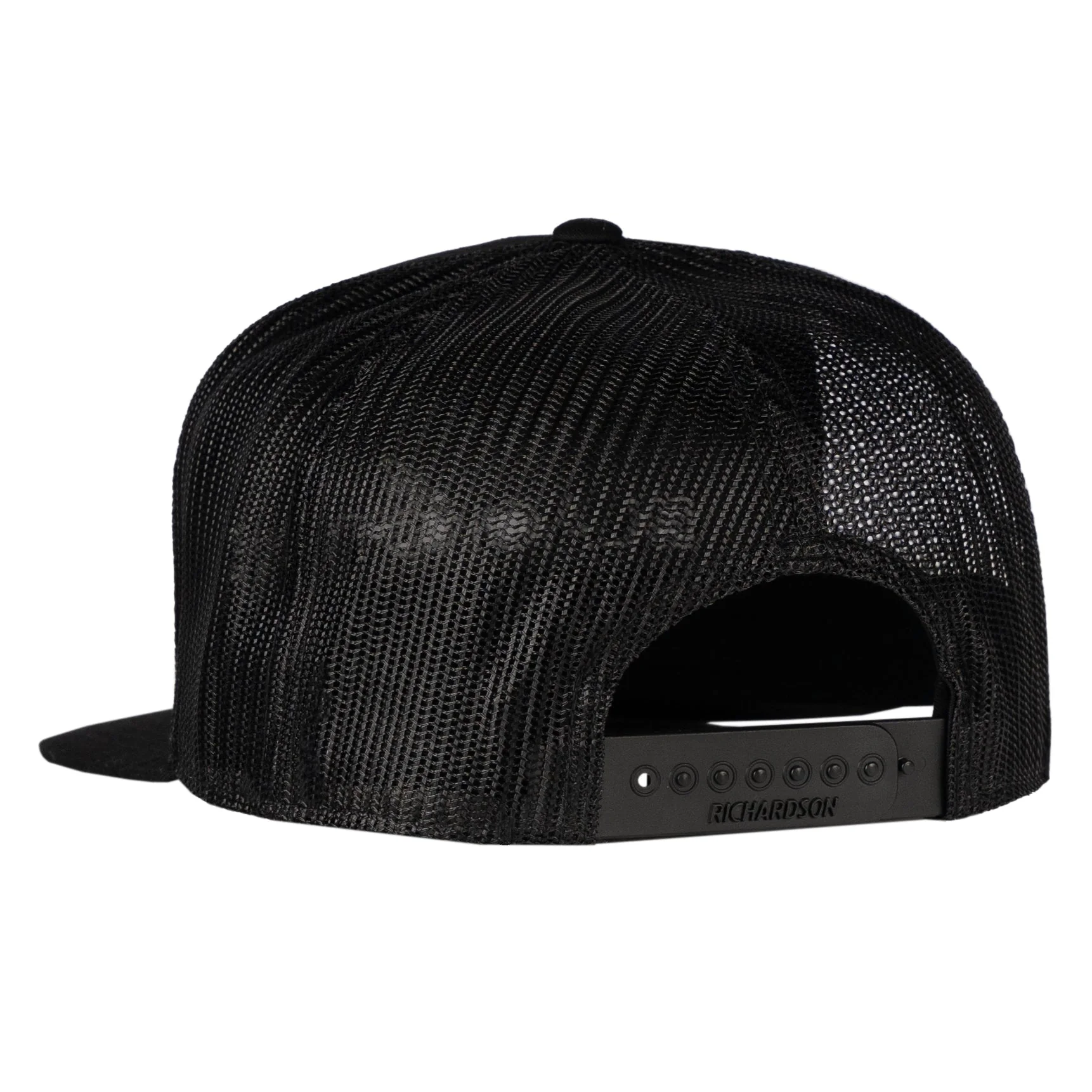 Hat - Black Flat Panel with Blackstone logo embroidery