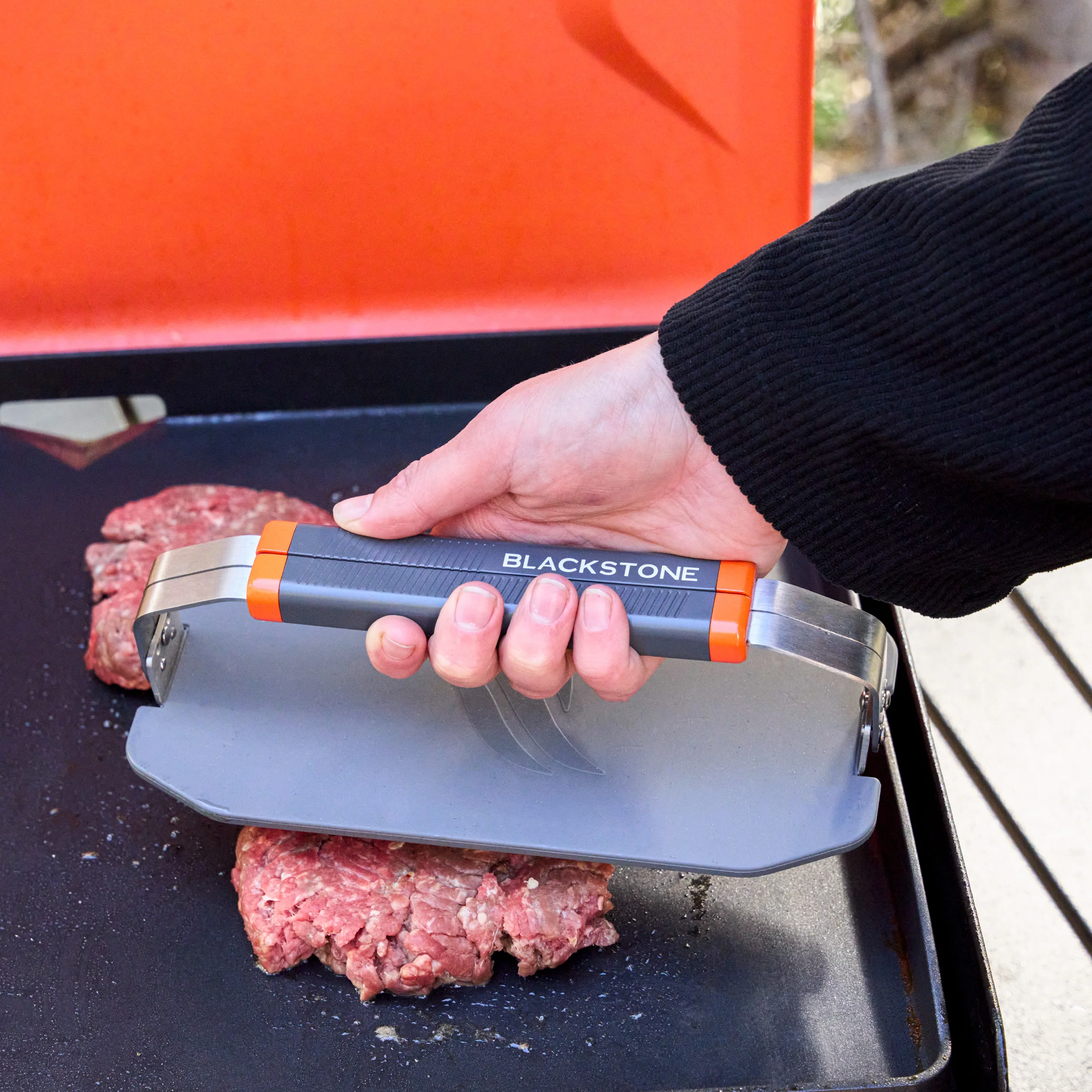 Collapsible Griddle Press