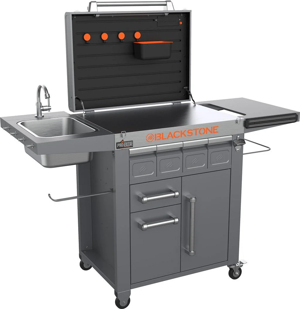 Pro Series Serve & Store Prep Cart