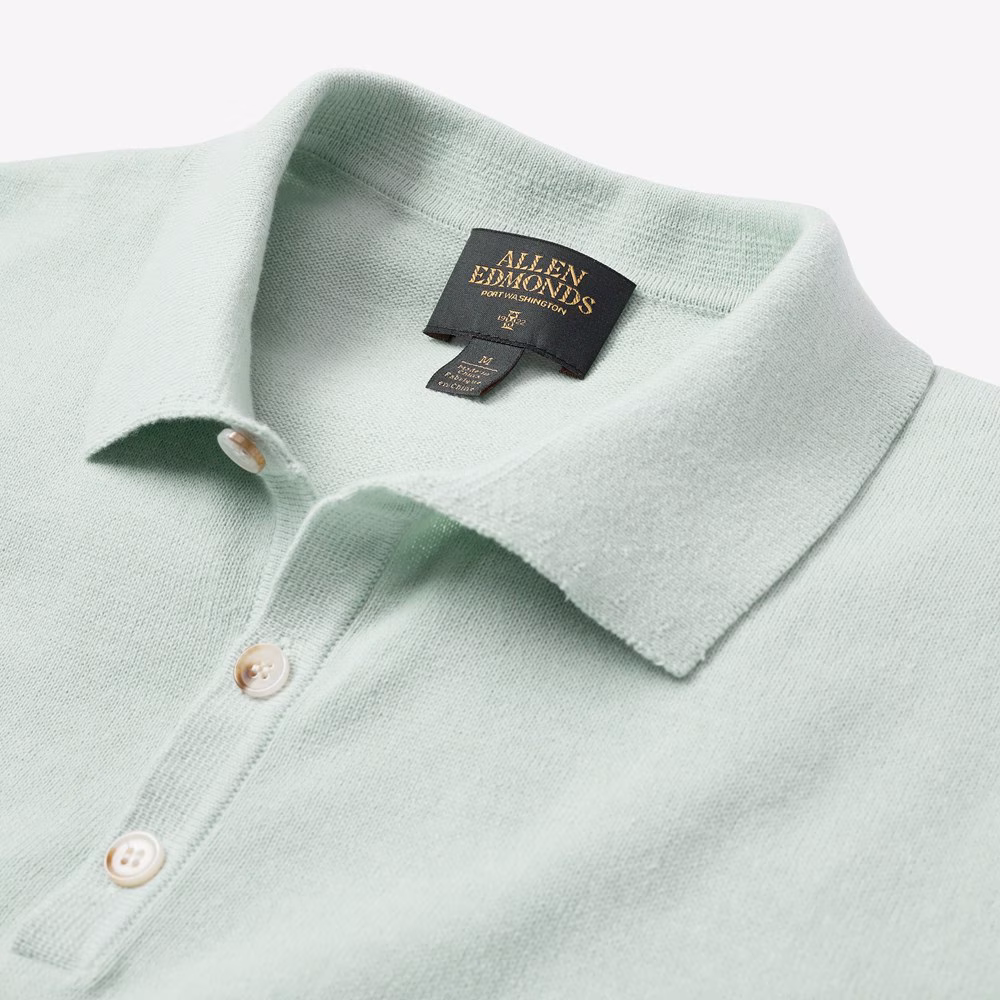 Short Sleeve Knit Polo
