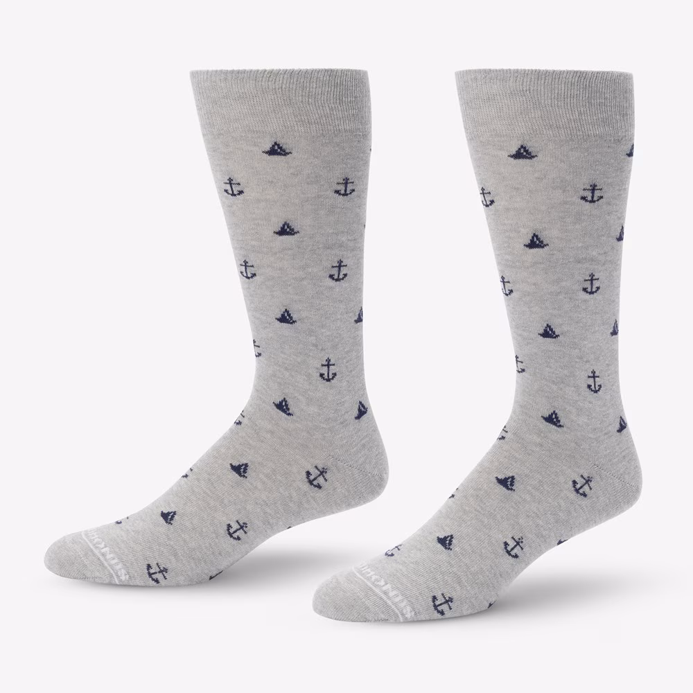Anchors Dress Socks