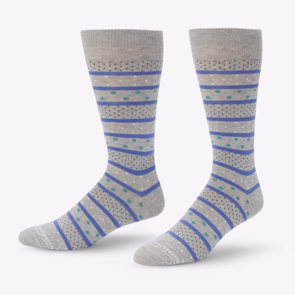 Stripes and Dots Dress Socks