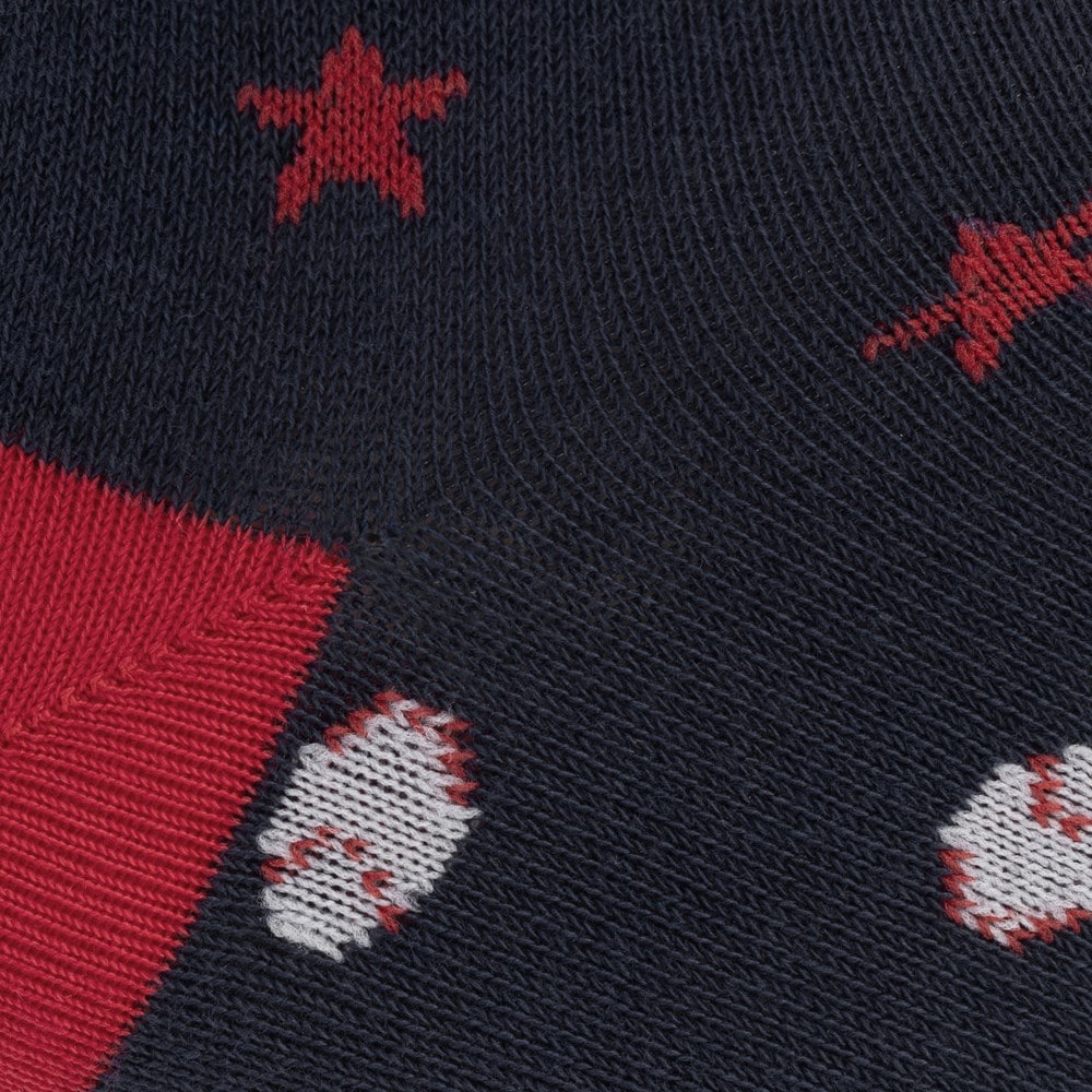 Baseball Star Dress Socks