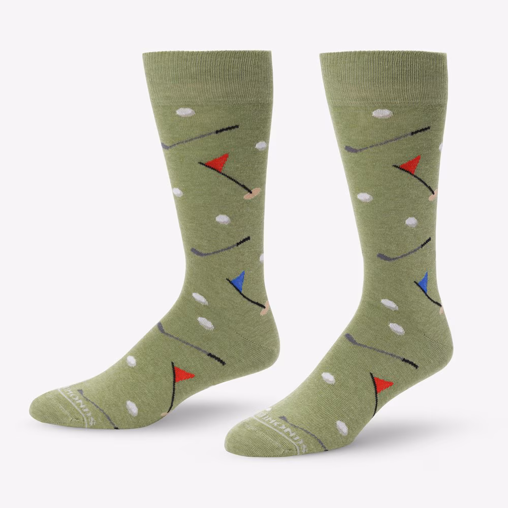 Golf Pattern Dress Socks