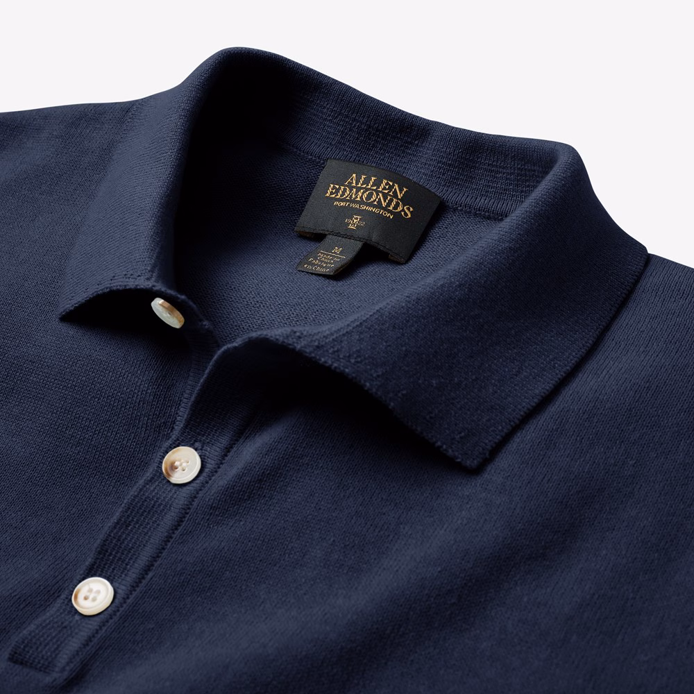 Short Sleeve Knit Polo