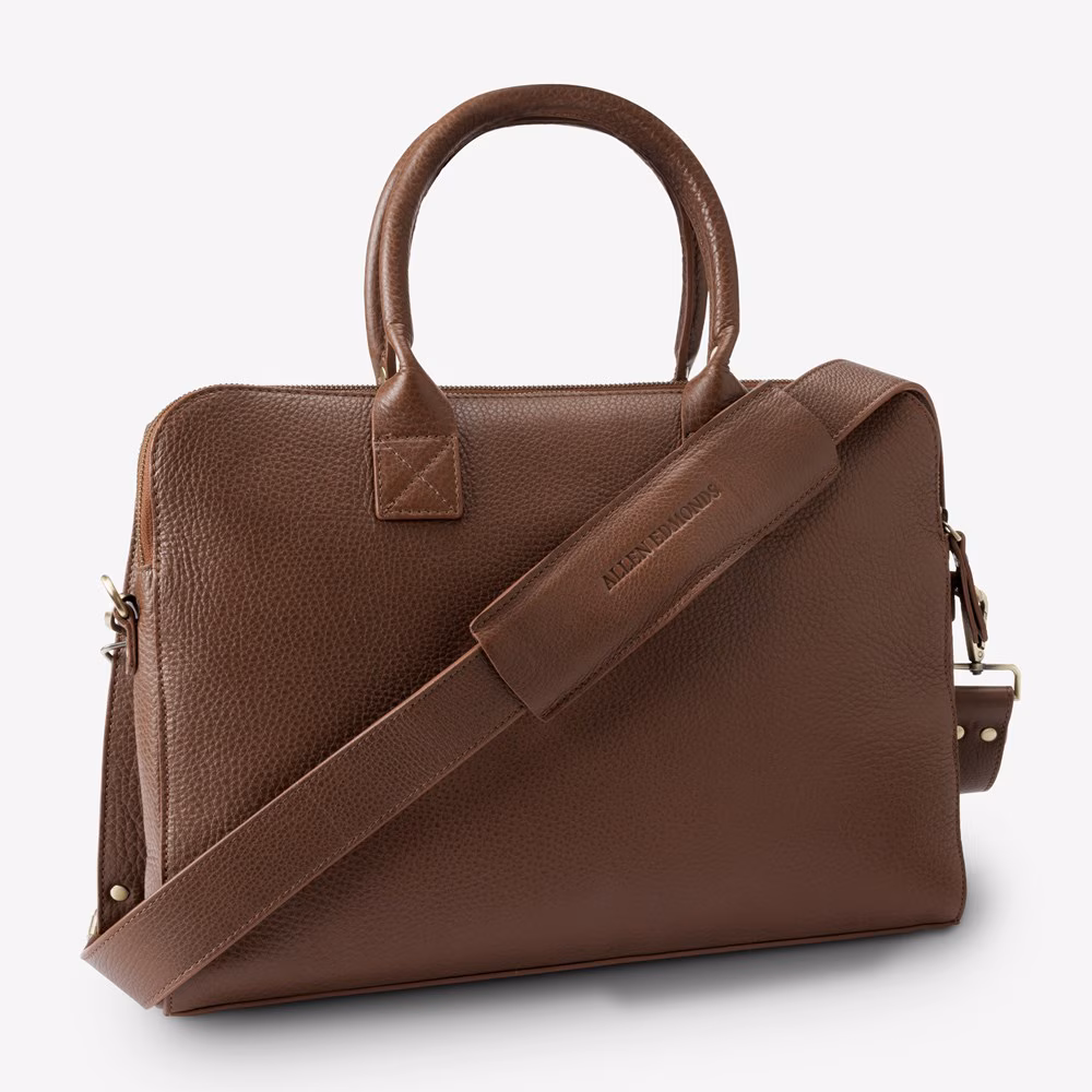 Slim Leather Briefcase