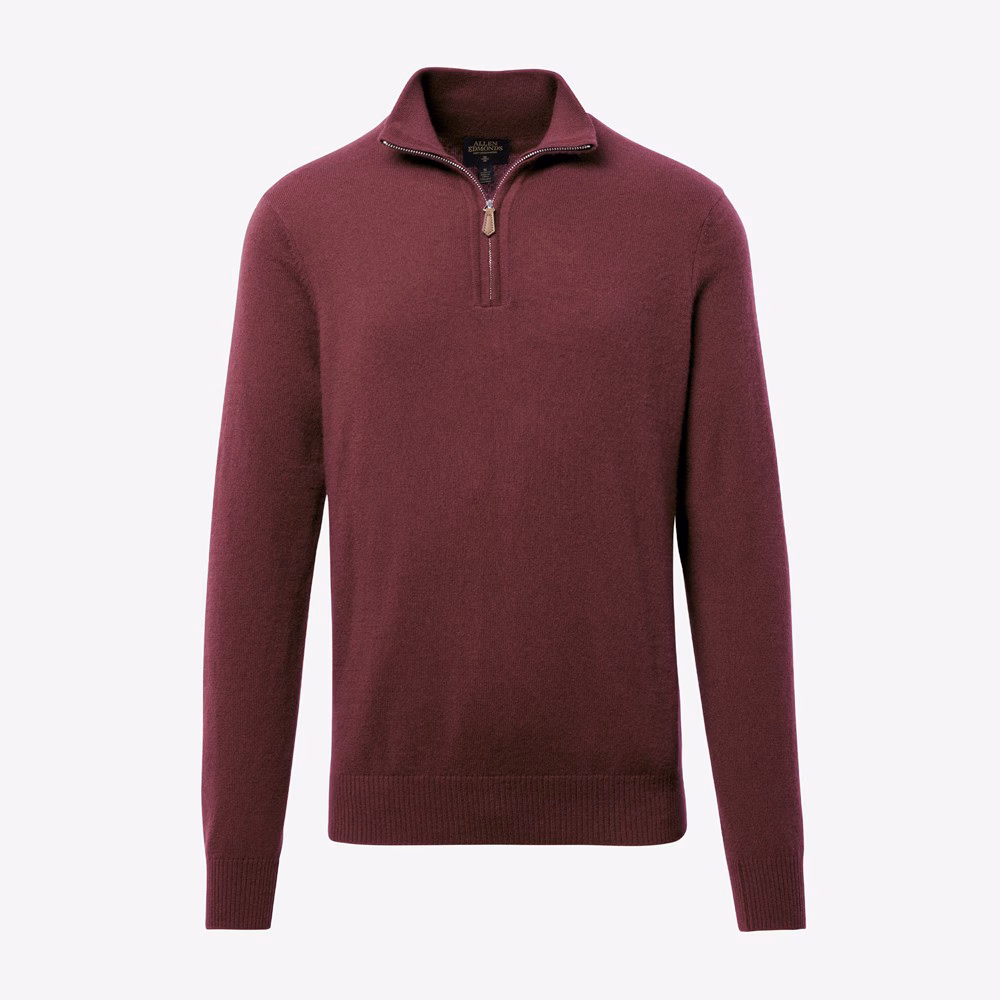Cashmere Quarter-zip Sweater