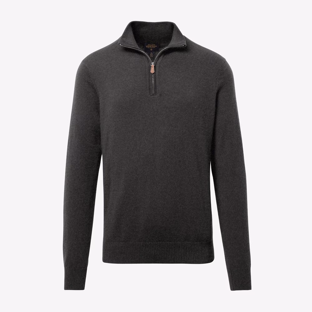 Cashmere Quarter-zip Sweater