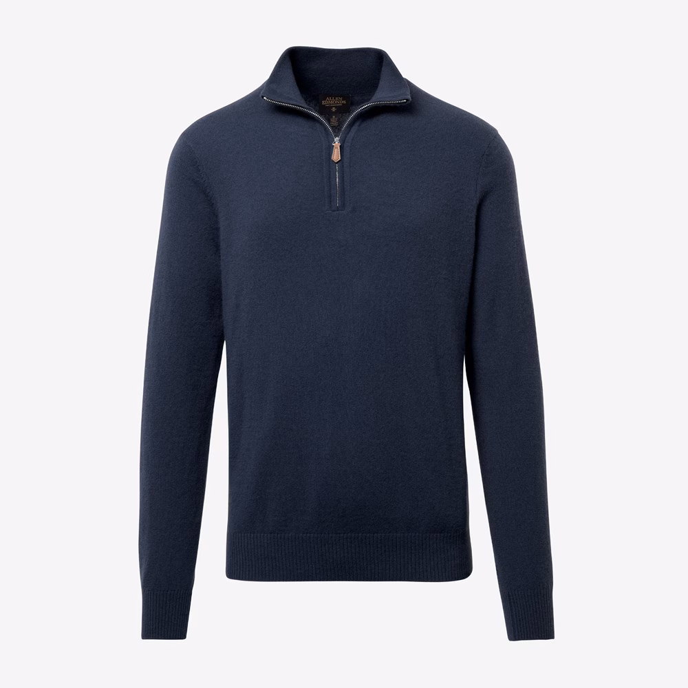 Cashmere Quarter-zip Sweater
