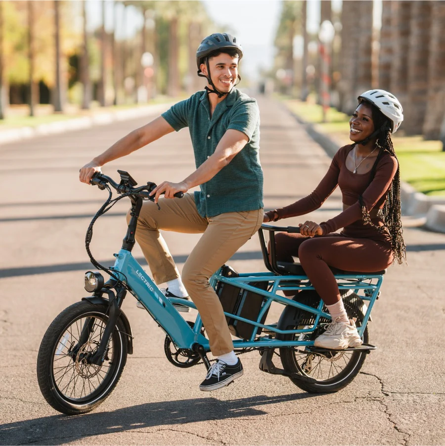 XPedition 2.0 Raindrop Blue Long-Range Dual-Battery eBike