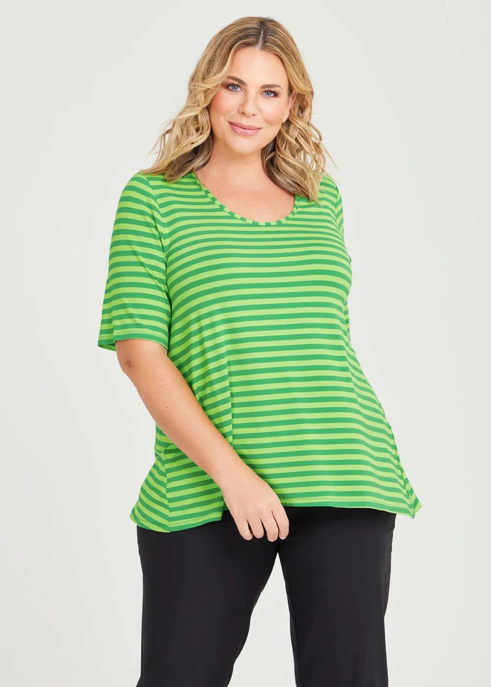 Natural Stripe Essential T-Shirt