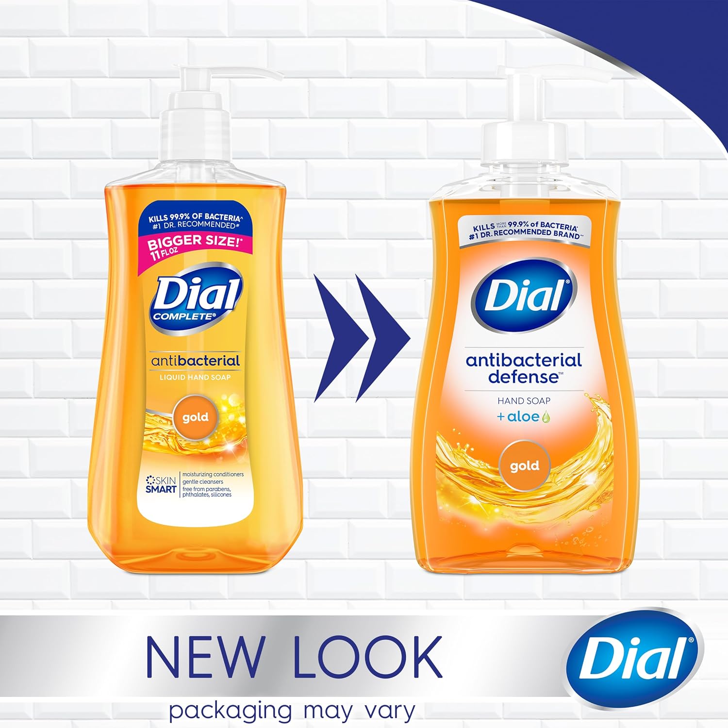 Dial Antibacterial Liquid Hand Soap, Spring Water, 11 fl oz (Pack of 4)