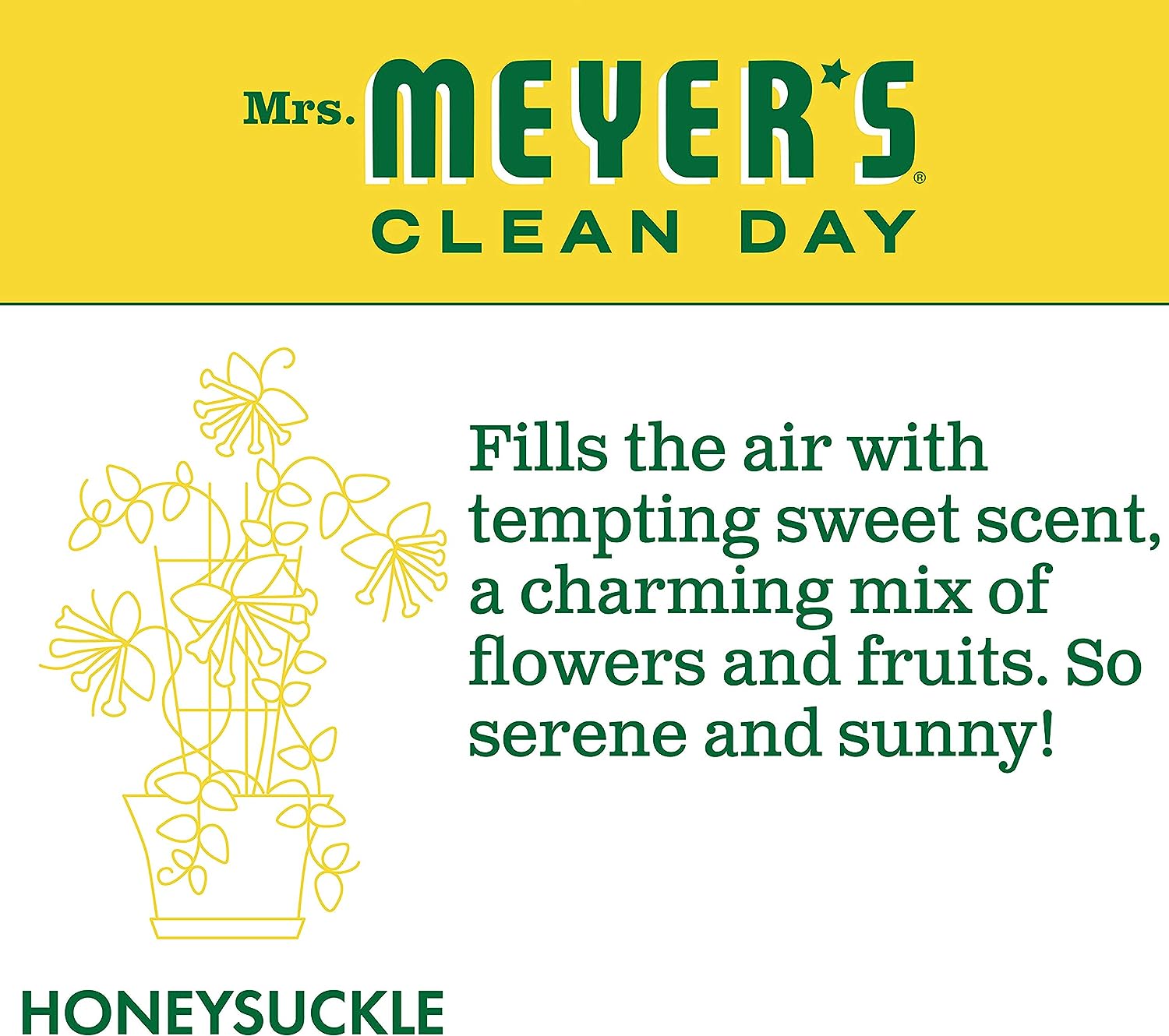 Mrs. Meyer's All-Purpose Cleaner Spray, Lemon Verbena, 16 fl. oz - Pack of 3