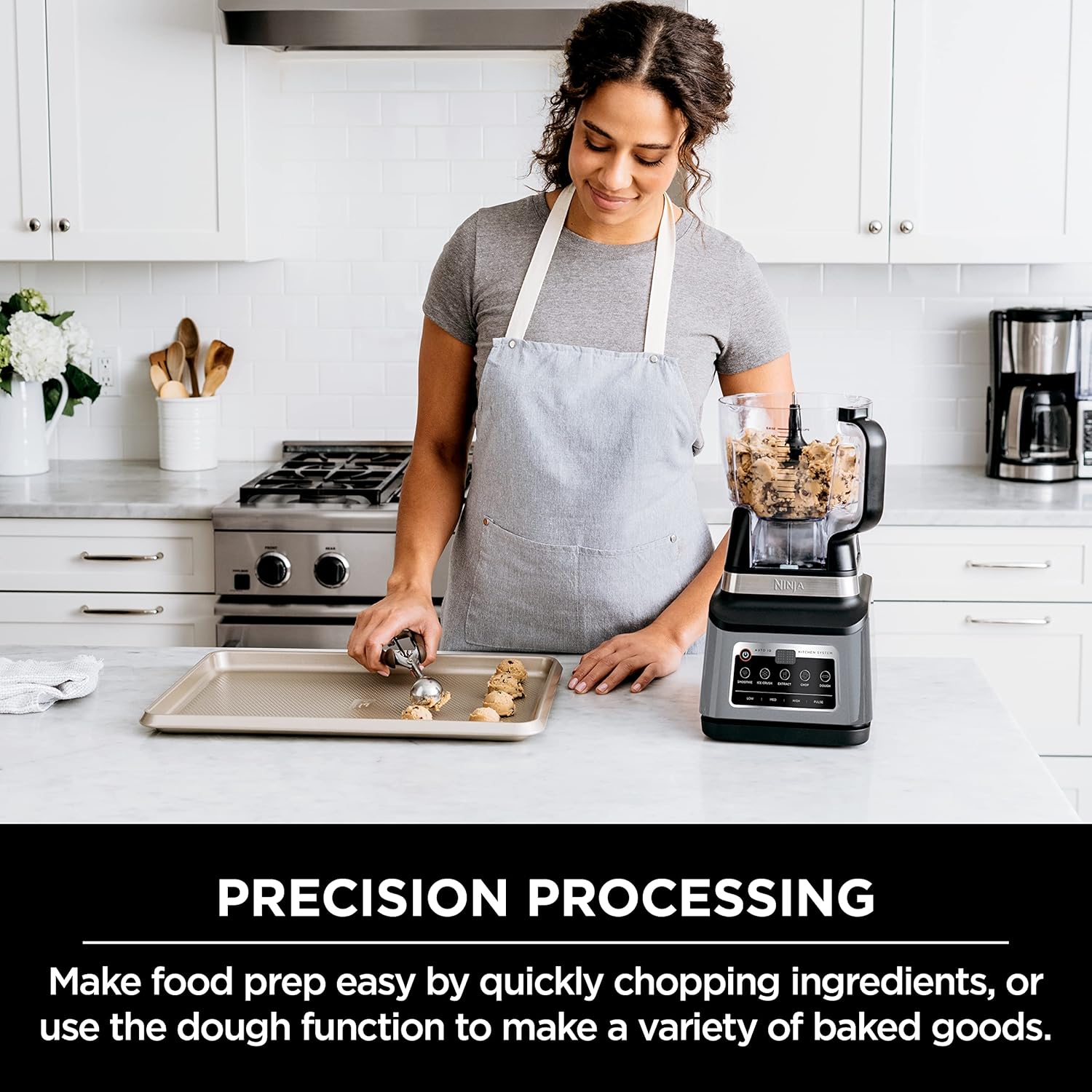 Ninja BN701 Professional Plus Blender, 1400 Peak Watts, 3 Functions for Smoothies, Frozen Drinks & Ice Cream with Auto IQ, 72-oz.* Total Crushing Pitcher & Lid, Dark Grey