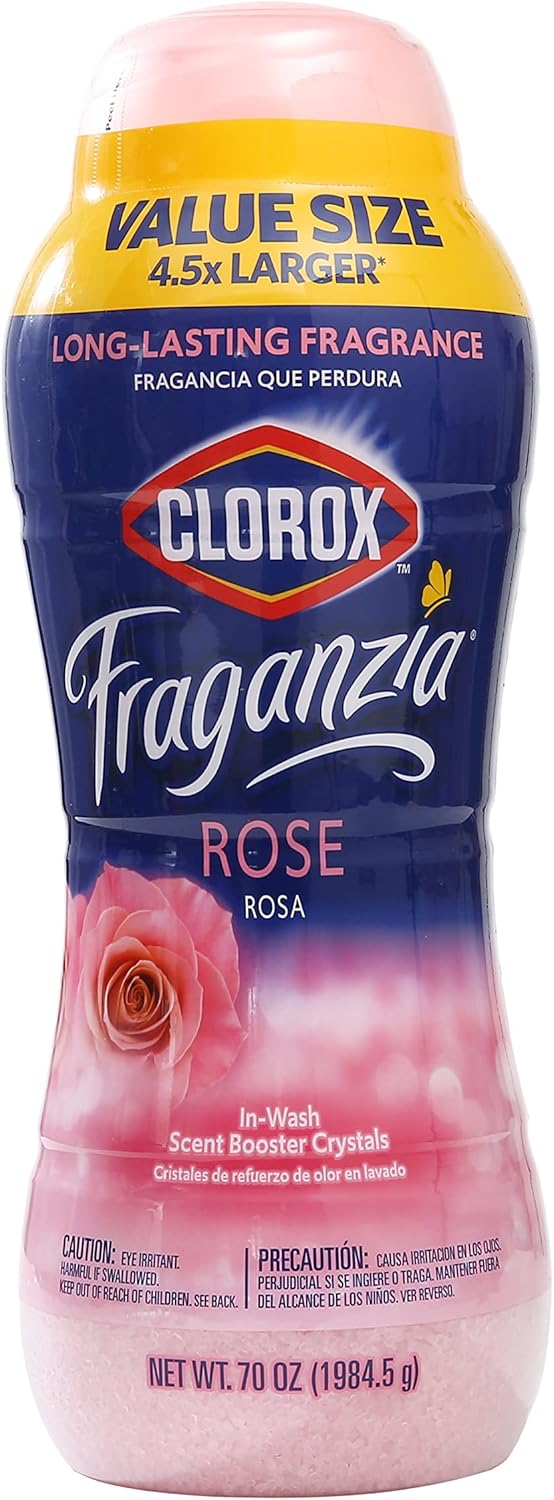 Clorox Fraganzia In-Wash Scent Booster Crystals in Ocean Scent, 18 Oz Twin Pack | Laundry Scent Booster Crystals | In-wash Scent Booster for Fresh Laundry in Ocean Scent 18 Ounce Twin Pack, 36oz