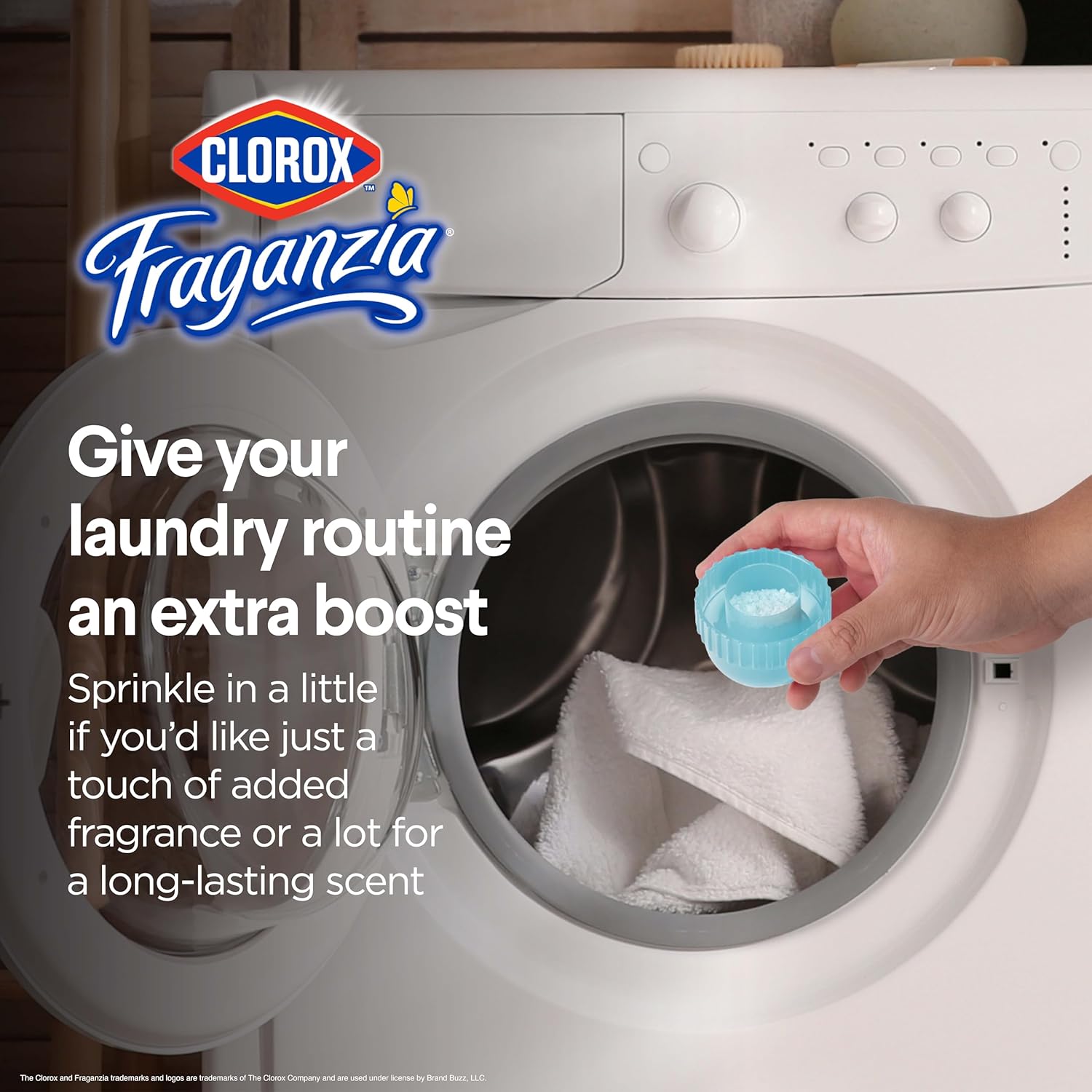 Clorox Fraganzia In-Wash Scent Booster Crystals in Ocean Scent, 18 Oz Twin Pack | Laundry Scent Booster Crystals | In-wash Scent Booster for Fresh Laundry in Ocean Scent 18 Ounce Twin Pack, 36oz