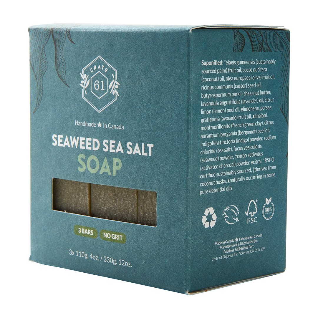 Handmade Vegan Natural Bar Soap Cold Pressed For Face And Body, With Premium Essential Oils, Eucalyptus & Peppermint For Men And Women 3 Pack (Lavender)