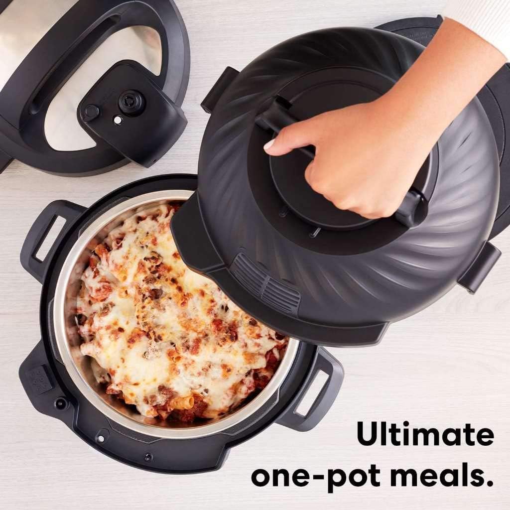 Instant Pot Pro Crisp 11-in-1 Air Fryer and Electric Pressure Cooker Combo with Multicooker Lids that Air Fries, Steams, Slow Cooks, Sautés, Dehydrates, & More, Free App With Over 800 Recipes, 8 Quart