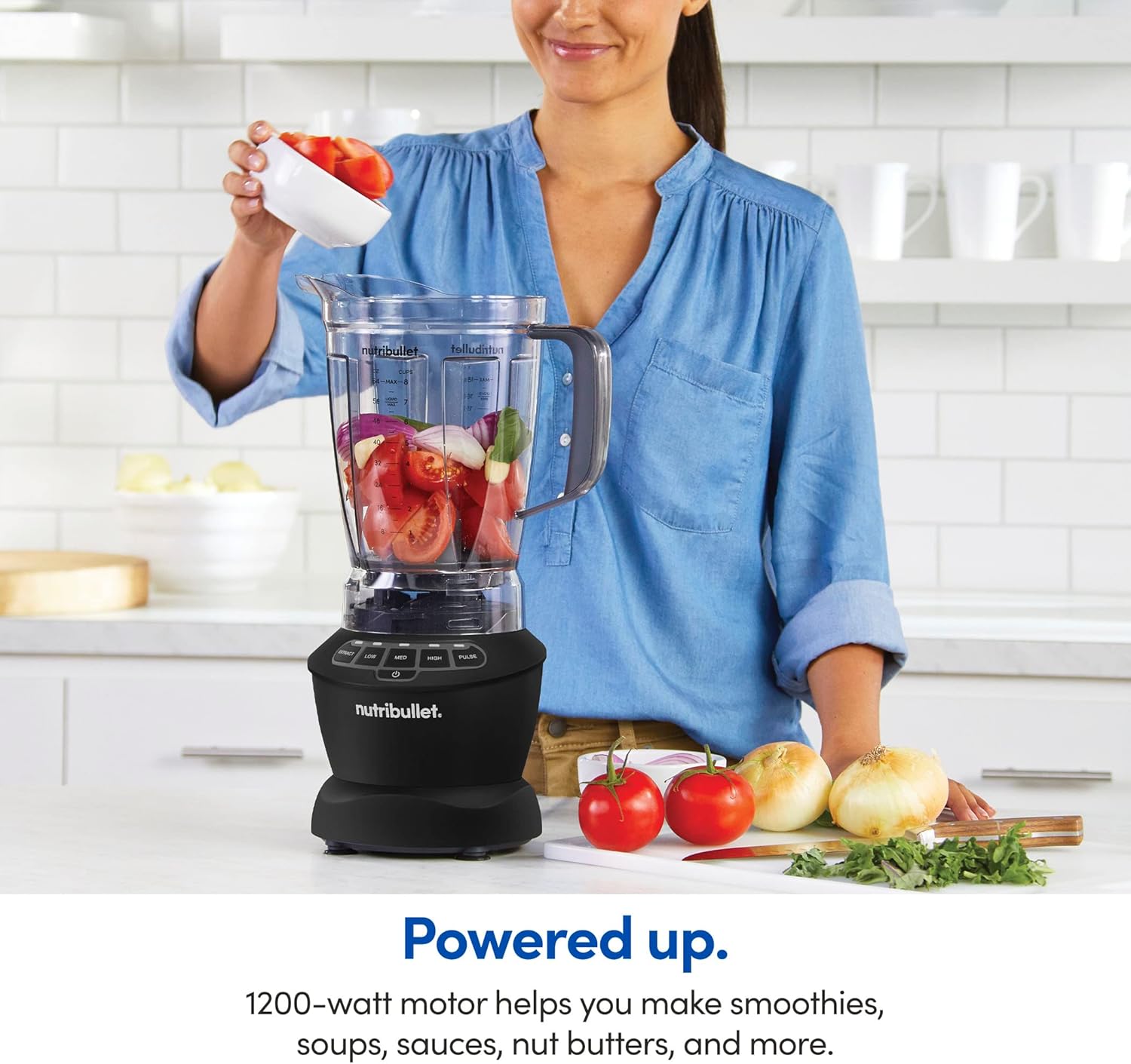 nutribullet Full-Size Blender Combo 1200W – NBF50500 - Dark Gray