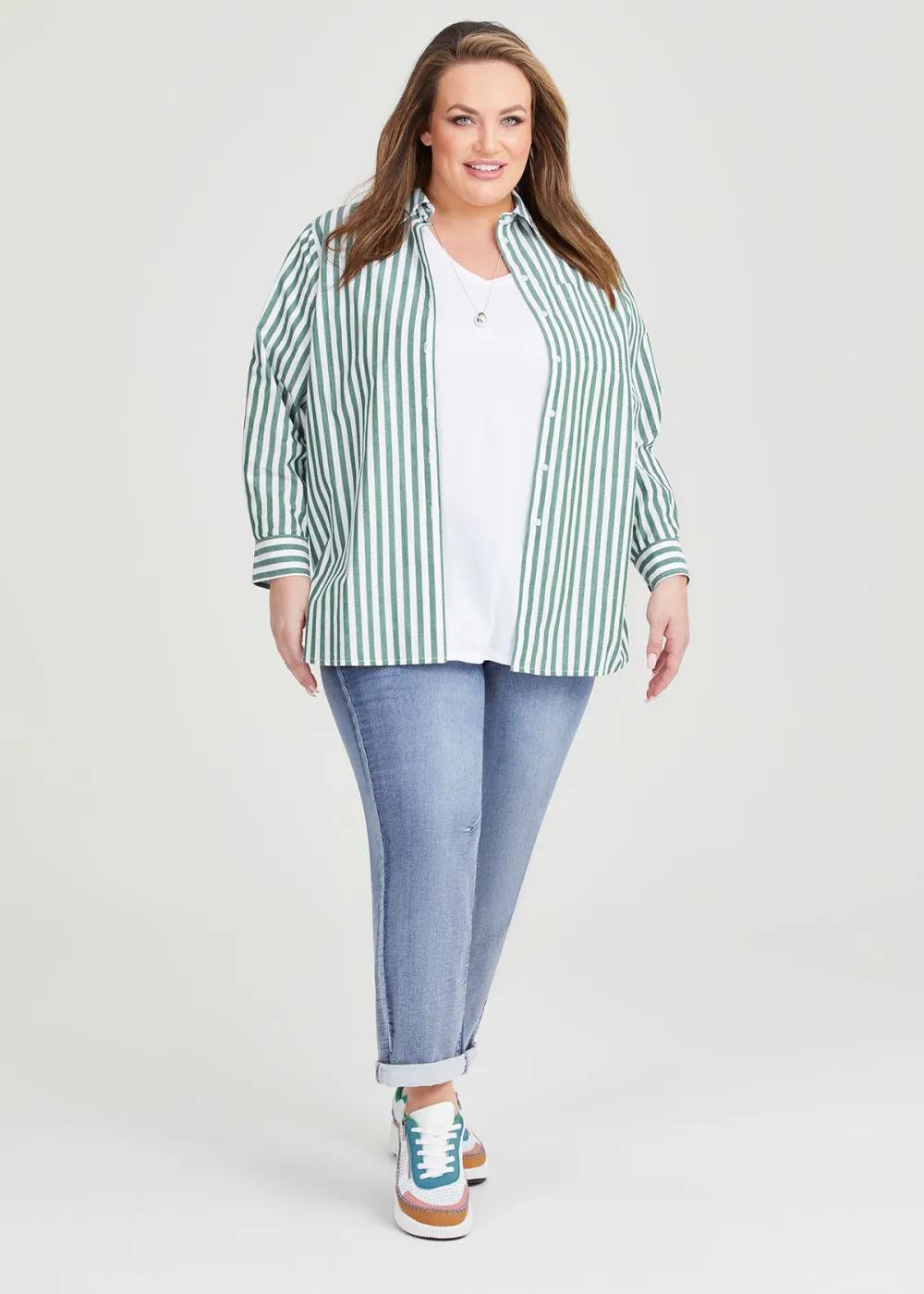 Cotton Bold Stripe Shirt