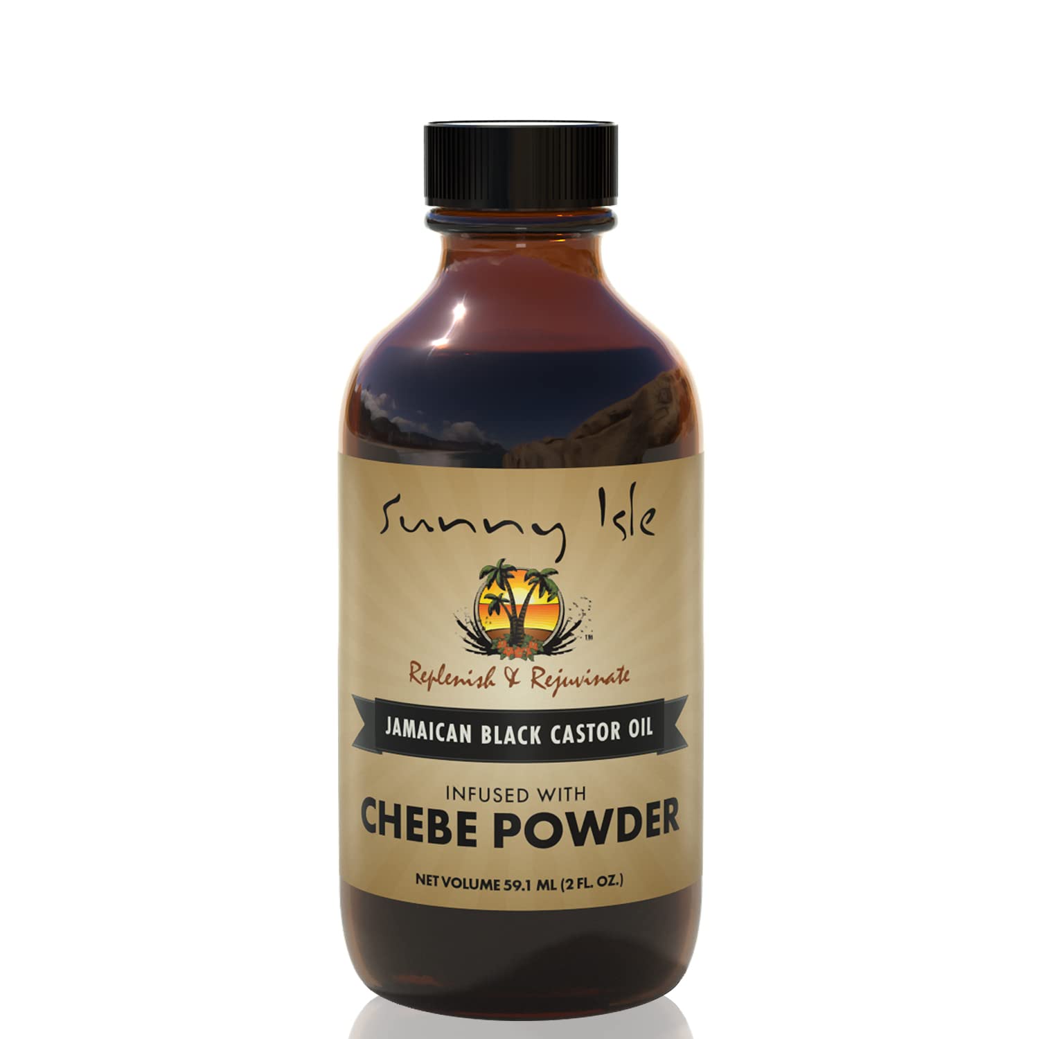 Sunny Isle Jamaican Black Castor Oil 4oz | 100% Natural Treatment for Hair, Scalp and Skin