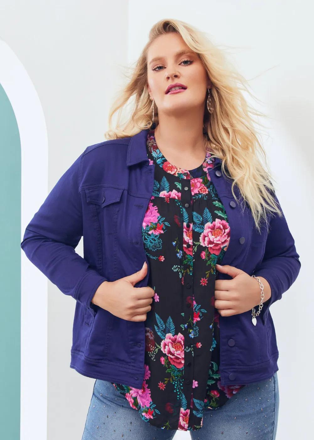 Coloured Best Fit Denim Jacket