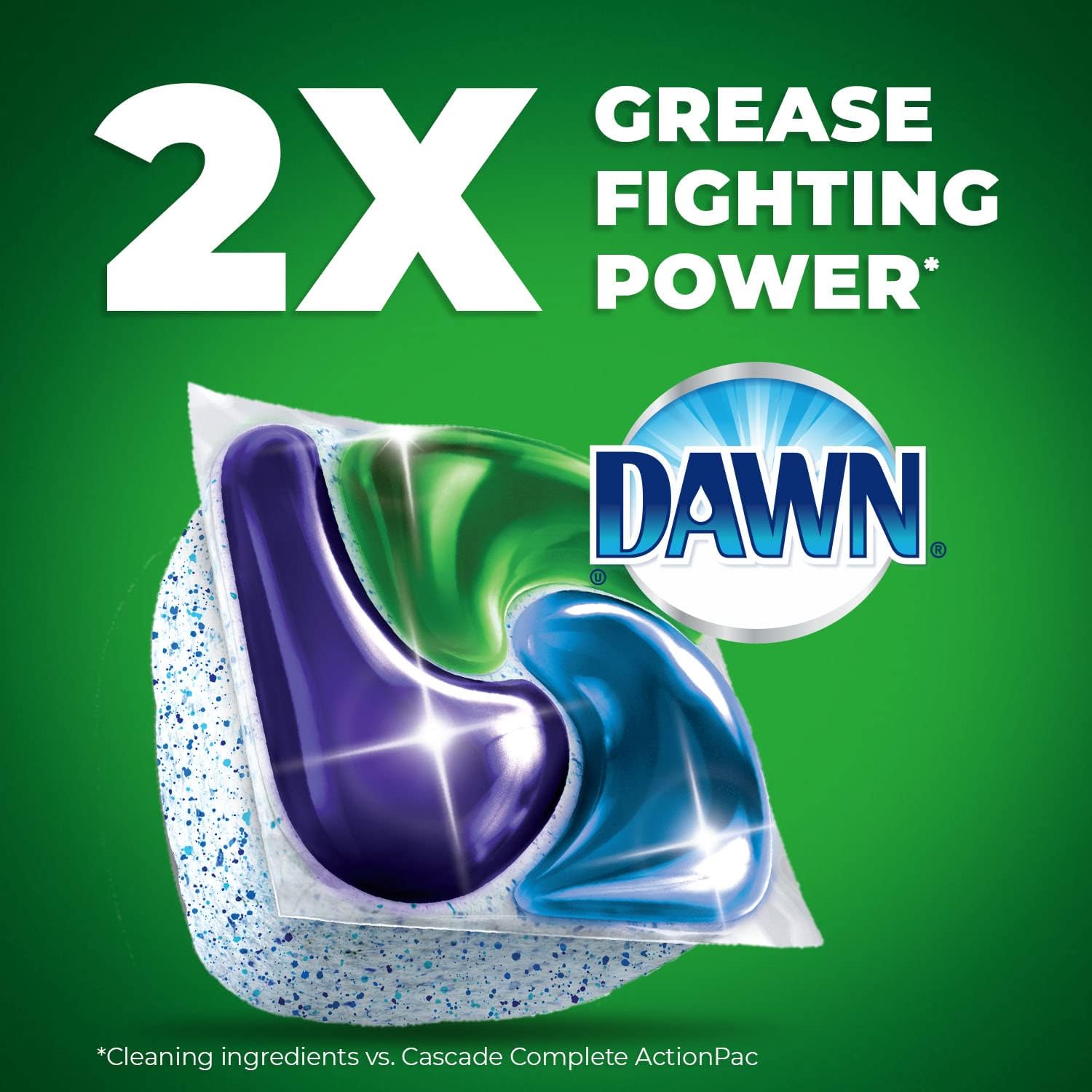 Cascade Platinum Plus Dishwasher Pod, Dish Detergent ActionPacs Dish Pods, Fresh, 52 Count